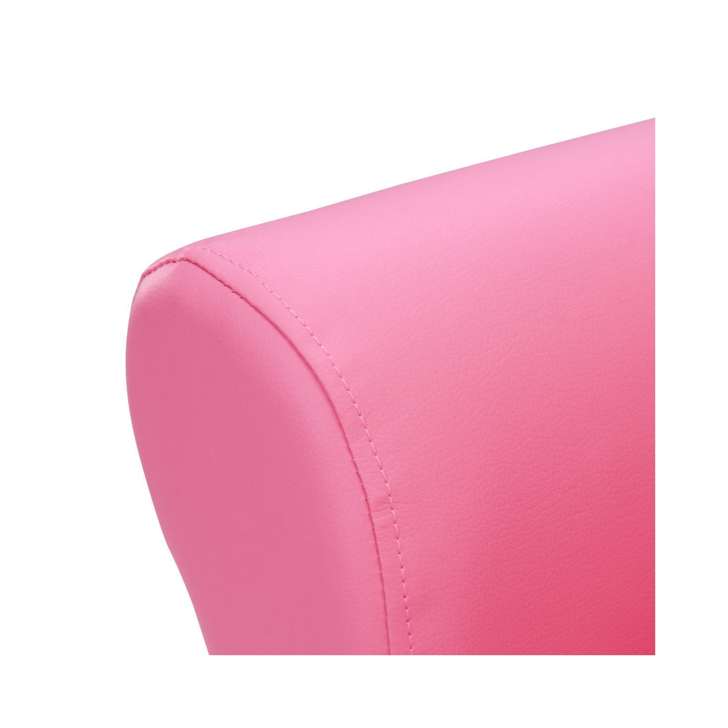 Canapé rembourré pour enfants avec pouf – Décoration diamant et style princesse pour tout-petits