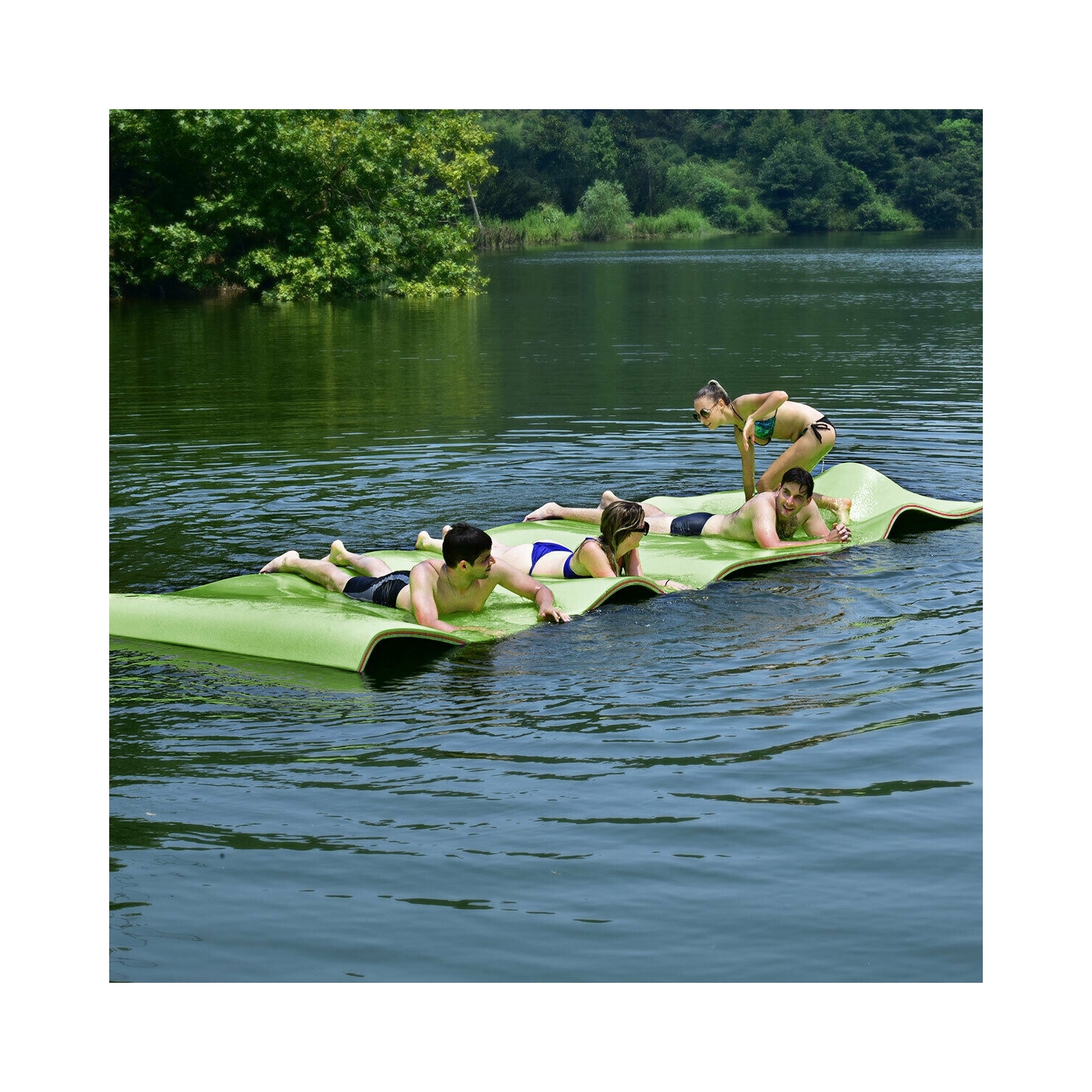 12 x 6 Feet 3 Layer Floating Water Pad