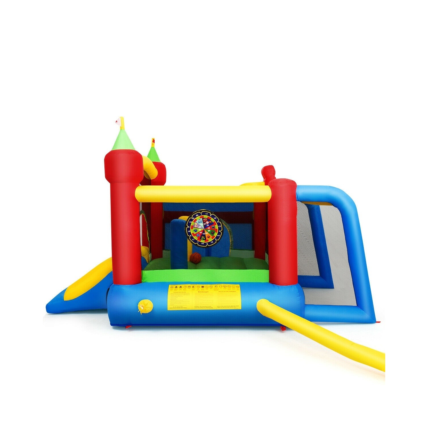 Château rebondissant coulissant pour enfants Bounce House gonflable sans ventilateur