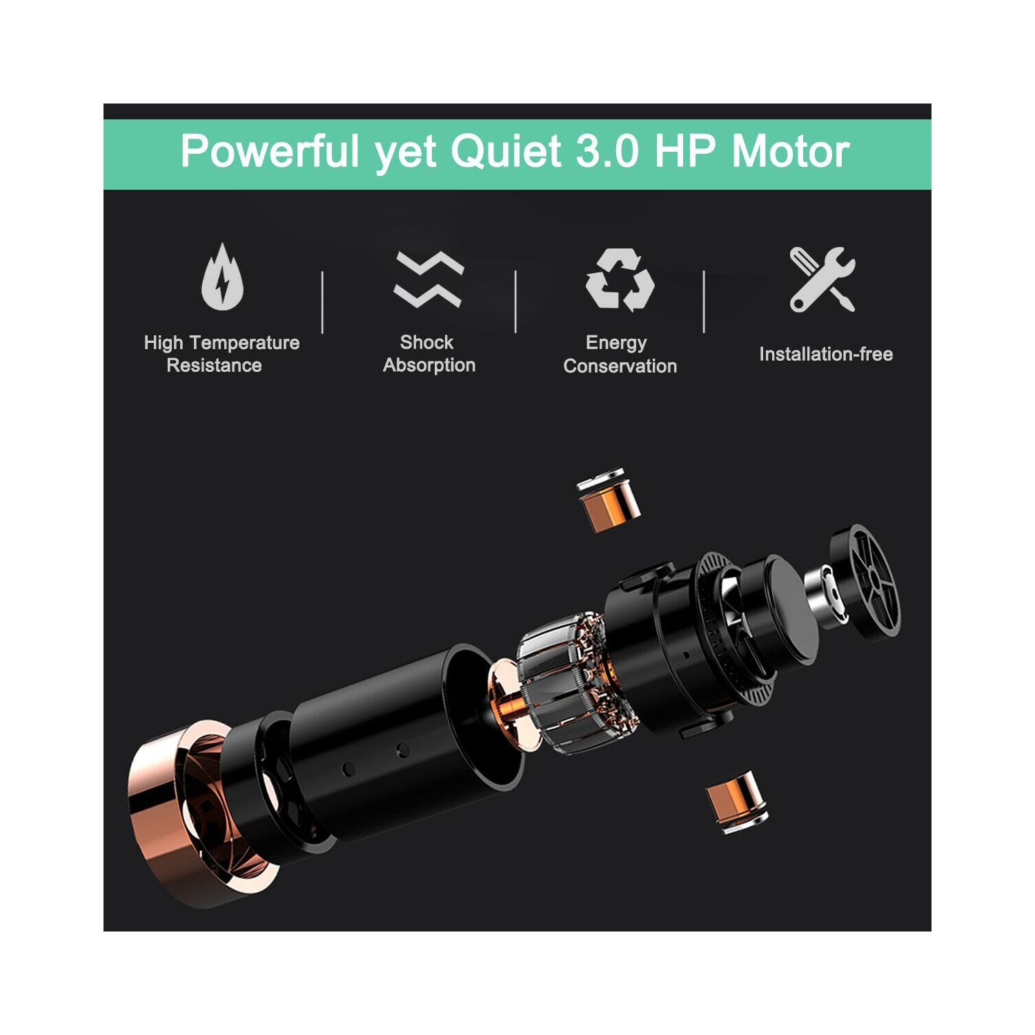 Tapis roulant électrique pliable de 3 HP