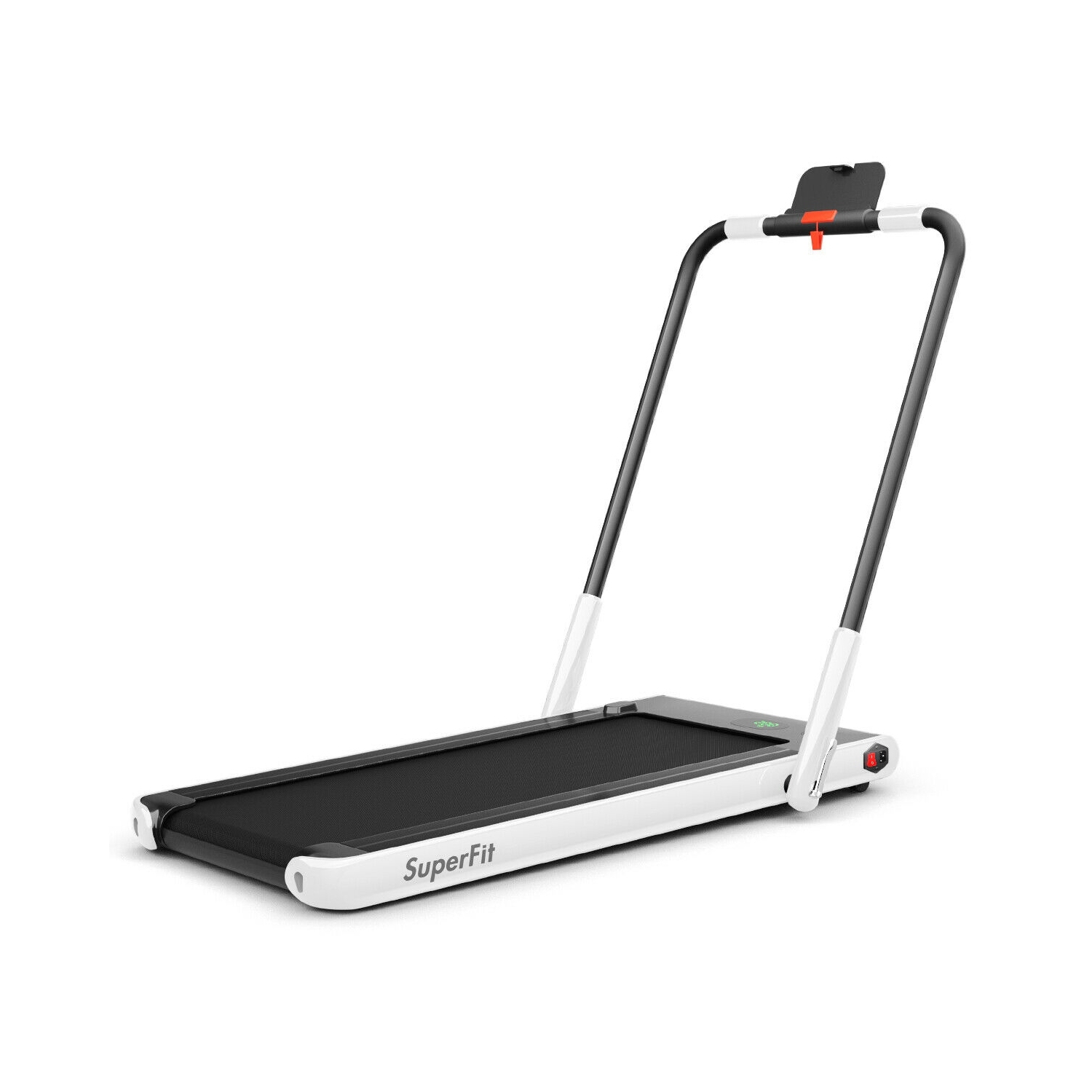 Tapis roulant repliable 2-en-1 de 2,25&nbsp;HP avec télécommande et écran LED