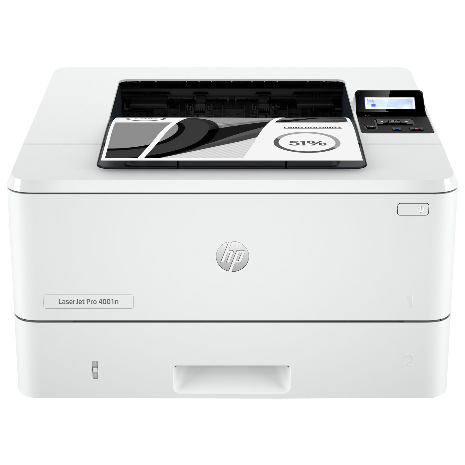 HP LaserJet 4001dn Monochrome Wireless Duplex Laser Printer