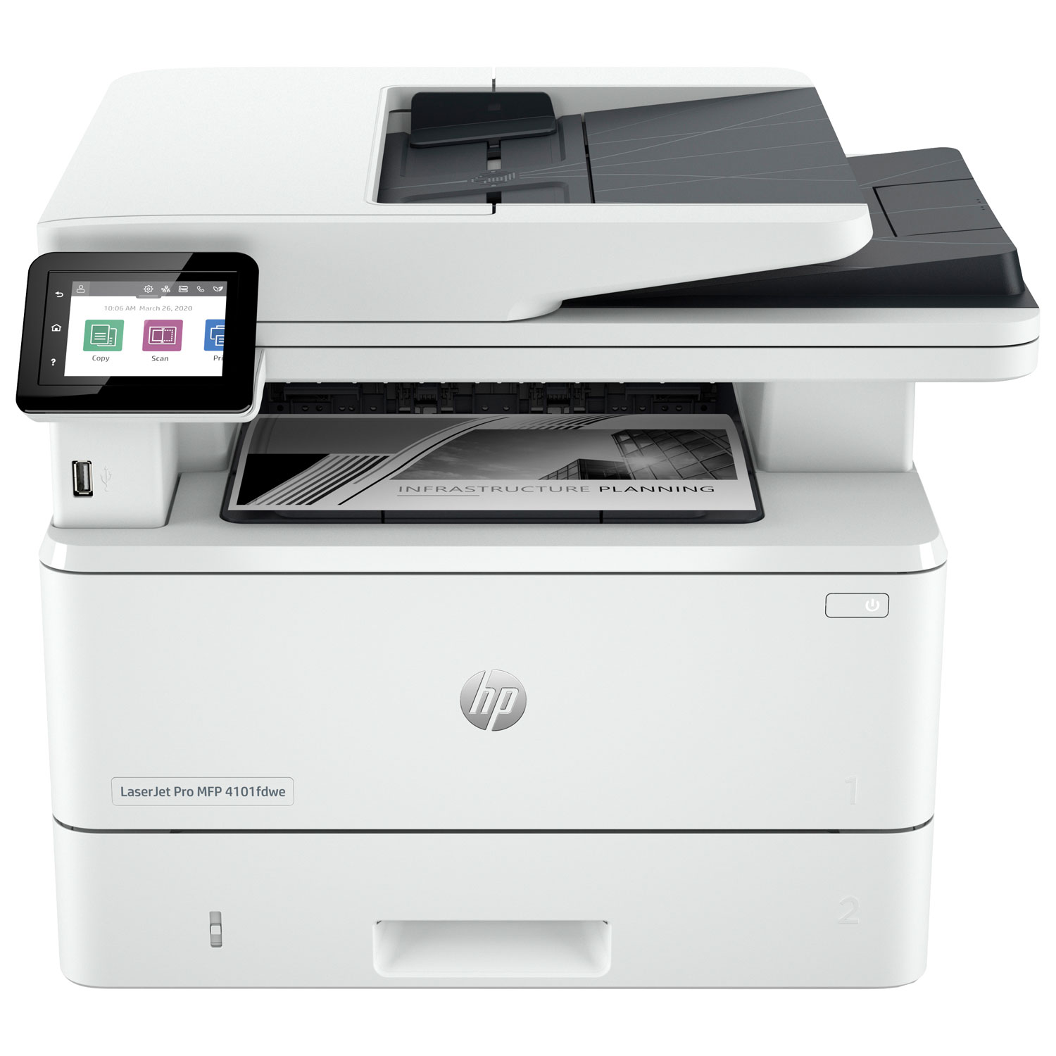 HP LaserJet 2Z619F Monochrome Wireless Duplex Laser Printer & Fax