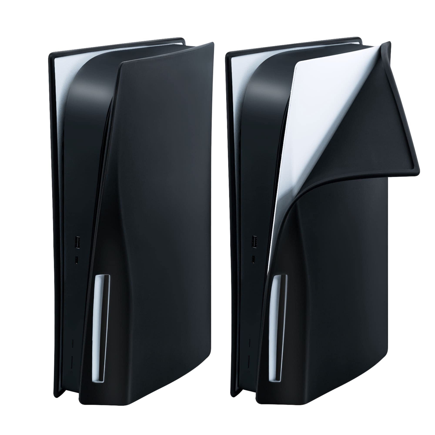 Revêtement en silicone de Mcbazel pour protecteur antirayure pour PS5 Disk Edition, résistant à la poussière, pour couvercle de console PS5 Gaming S