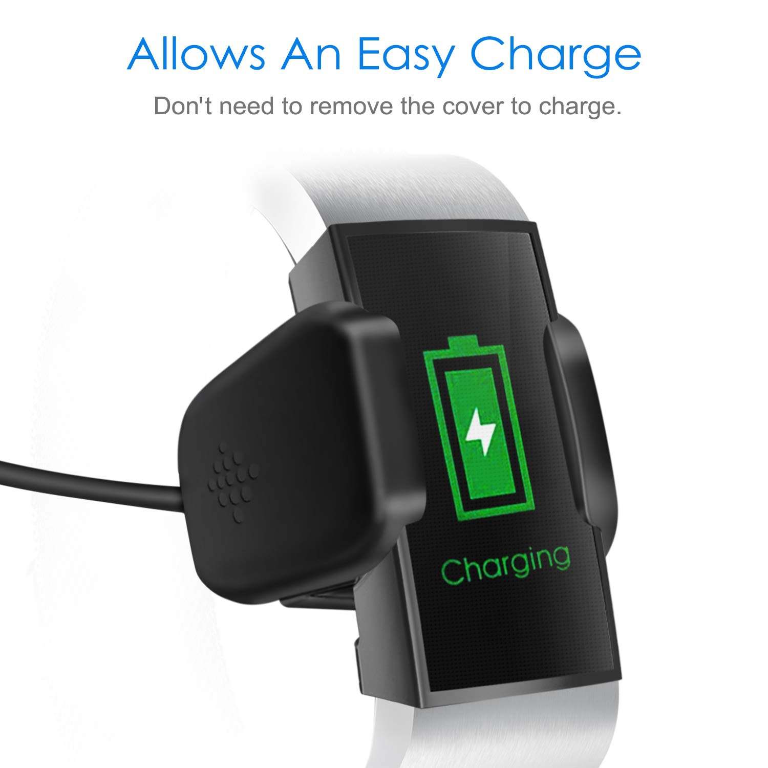 3 Pack Fintie Screen Protector Compatible with Fitbit Charge 3 / Charge 4, Soft Slim TPU Plated Case Cover Full-Around Prot