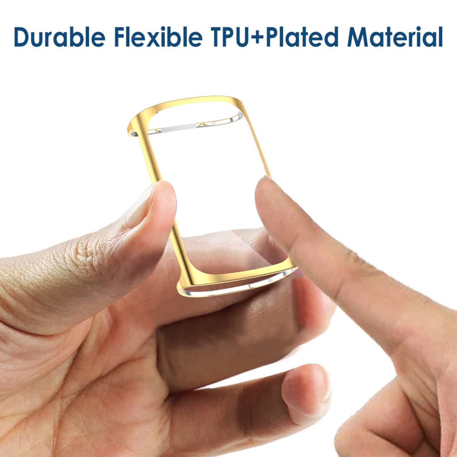 Simpeak 5 Pack Soft Screen Protector Bumper Case Compatible with Fitbit Charge 5 Smartwatch, Full Protection,All-Around Cove