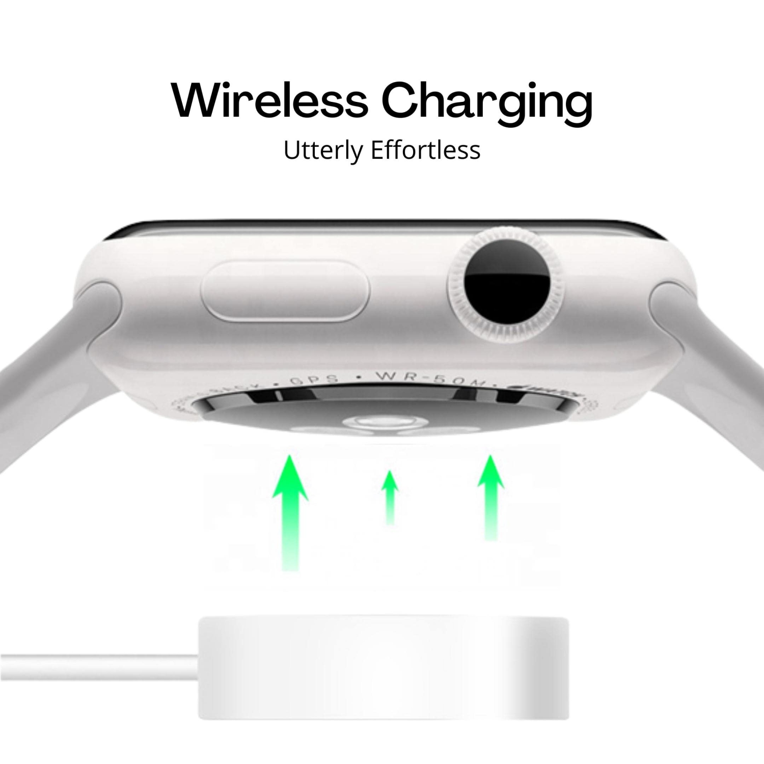 Câble de chargement USB magnétique de 3.3&nbsp;pi pour Apple Watch SE/11/10/9/8/7/6/5/4/3/2/1 Ultra/Ultra2, pour 38&nbsp;mm à 49&nbsp;mm iWatch.