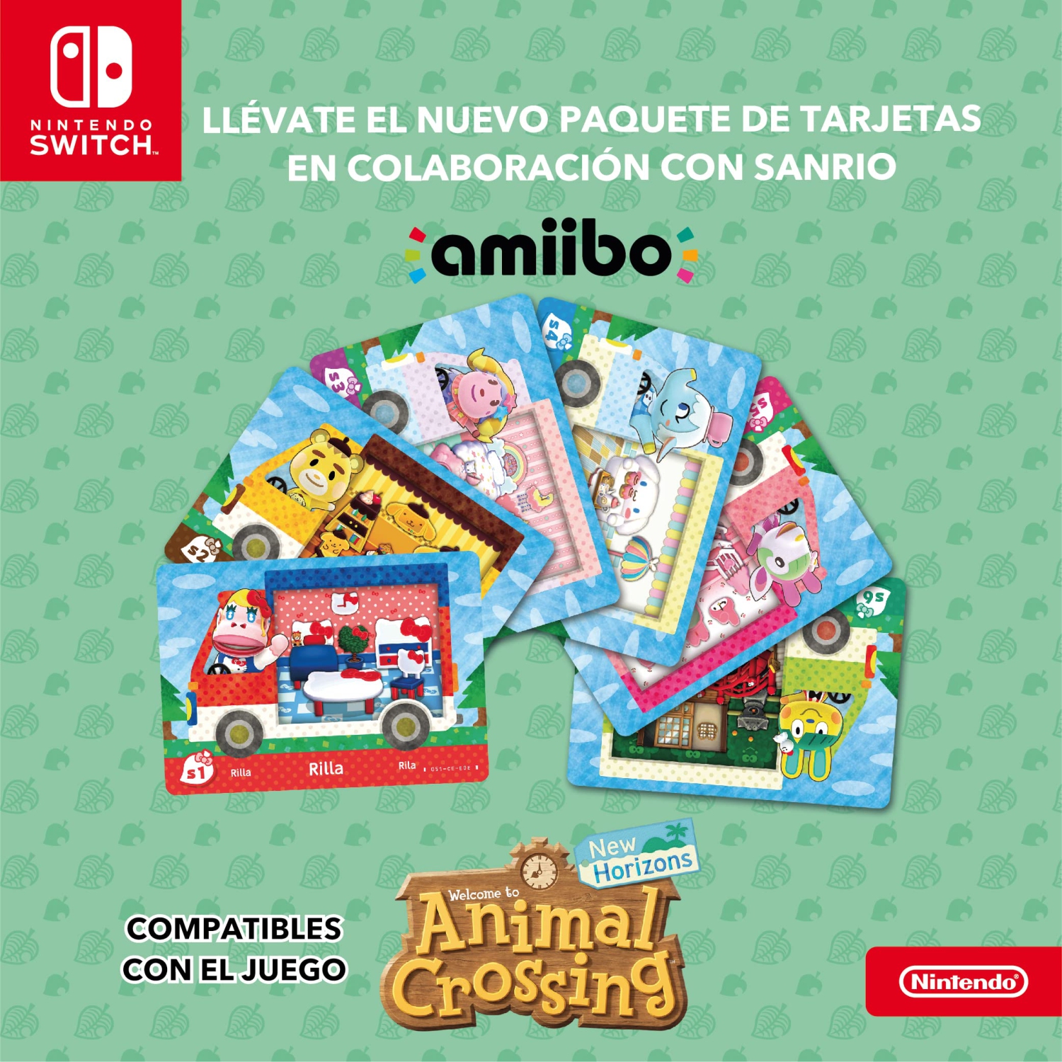 Nintendo Animal Crossing Sanrio Collaboration Pack - Nintendo Switch Accessories