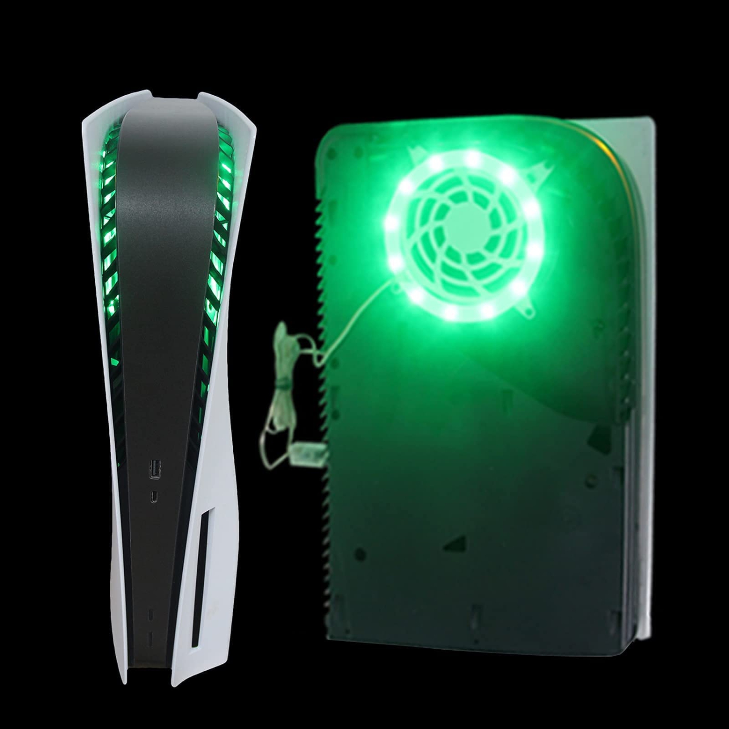 LED Light Strip for PS5 DOBEWINGDELOU 8 Colors 400 Effects Music Sync Color Changing Lights for Playstation 5 Console 5050 R