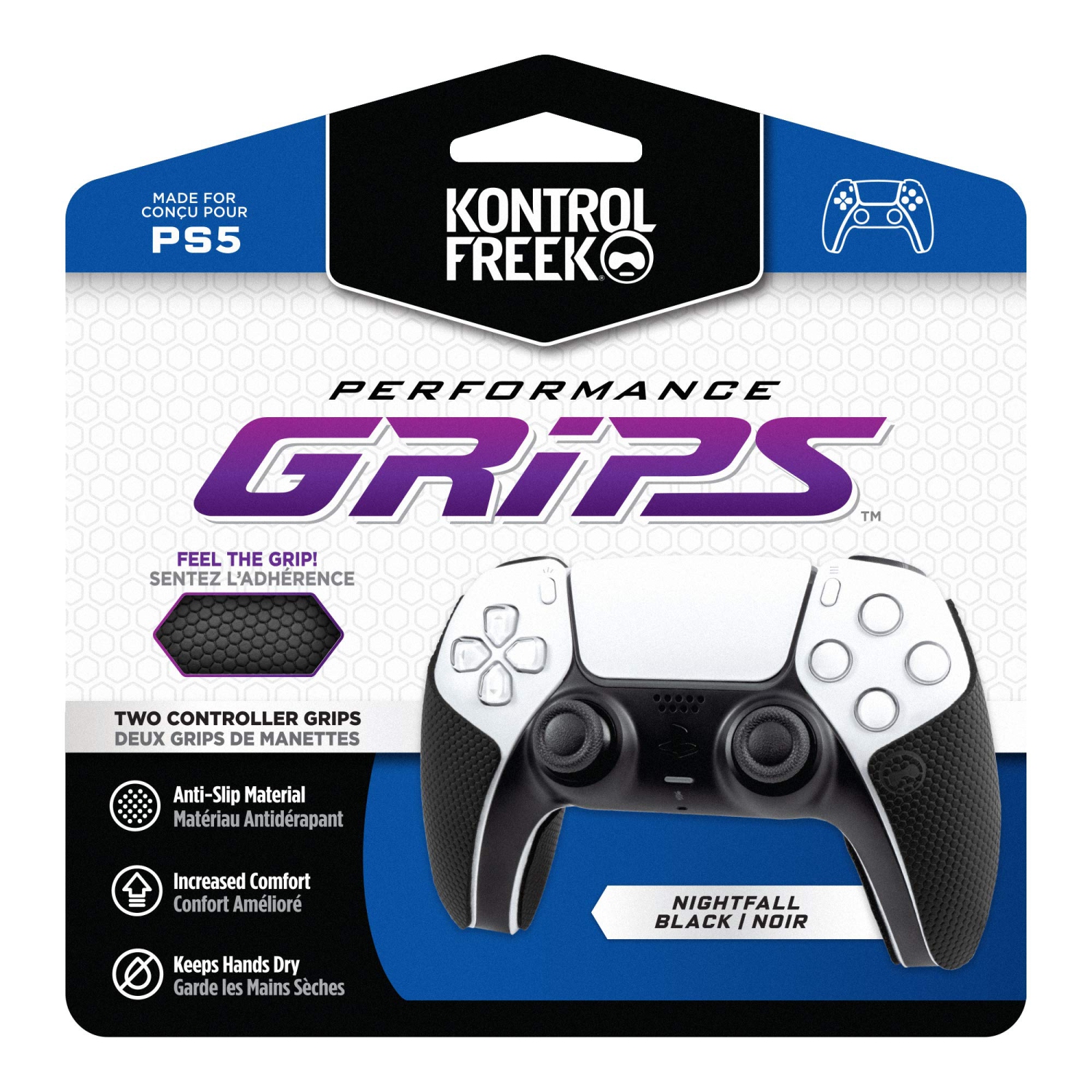 Capuchons antidérapants performance de KontrolFreek pour manette de PlayStation 5