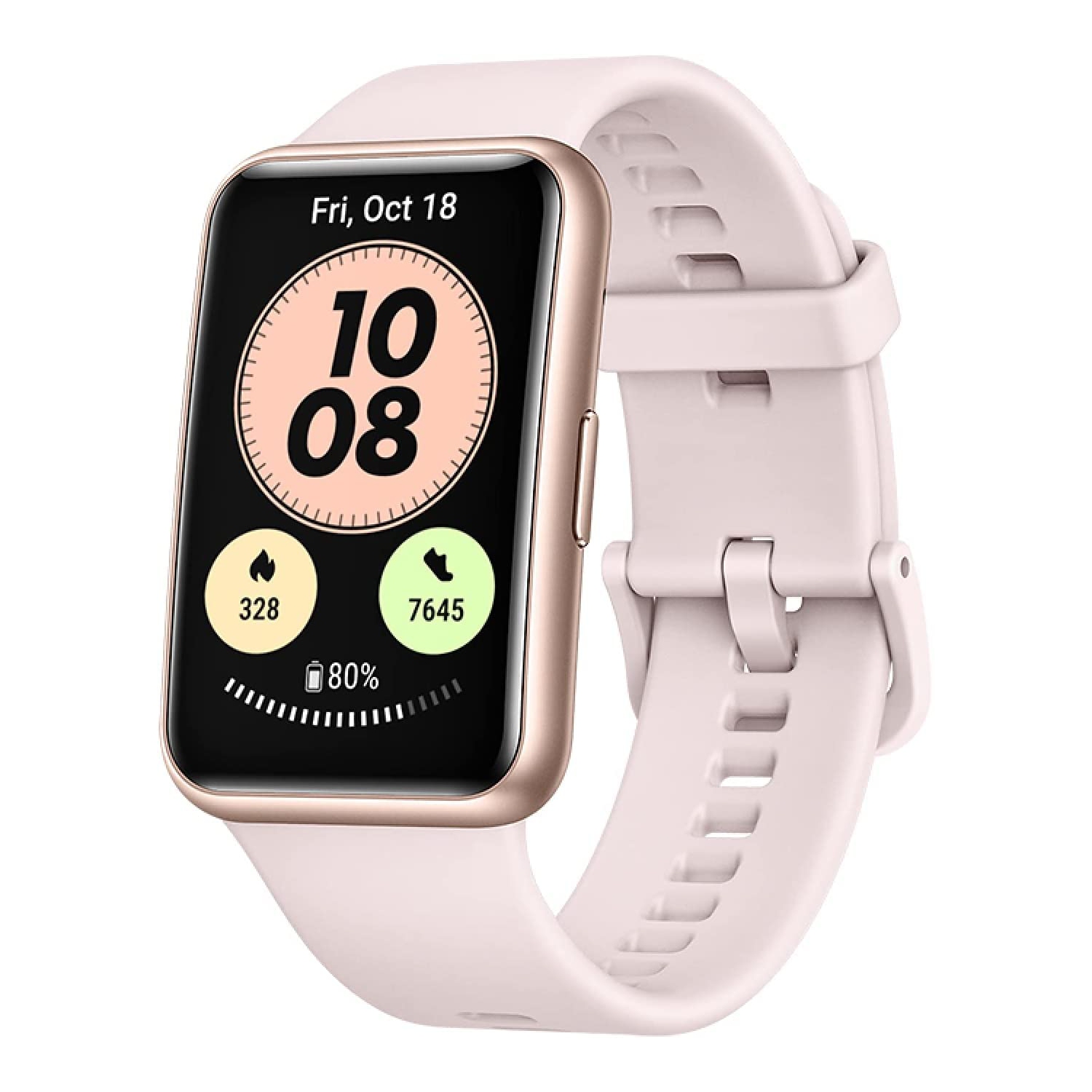 HUAWEI WATCH FIT new Smartwatch, 1.64" Vivid AMOLED Display, 97 Workout Modes, 24/7 Heart Rate Monitoring, 10-Day Battery Li