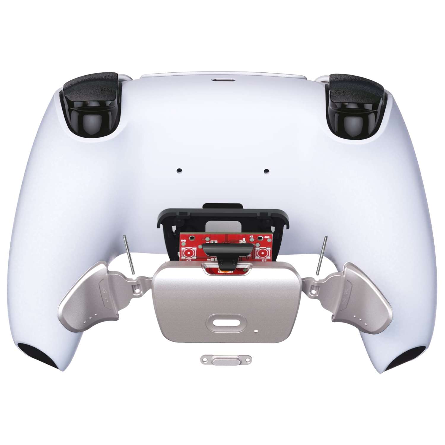 Silver Real Metal Buttons Version K1 K2 Buttons Housing & Remap PCB Board for PS5 Controller eXtremeRate Rise Remap Ki