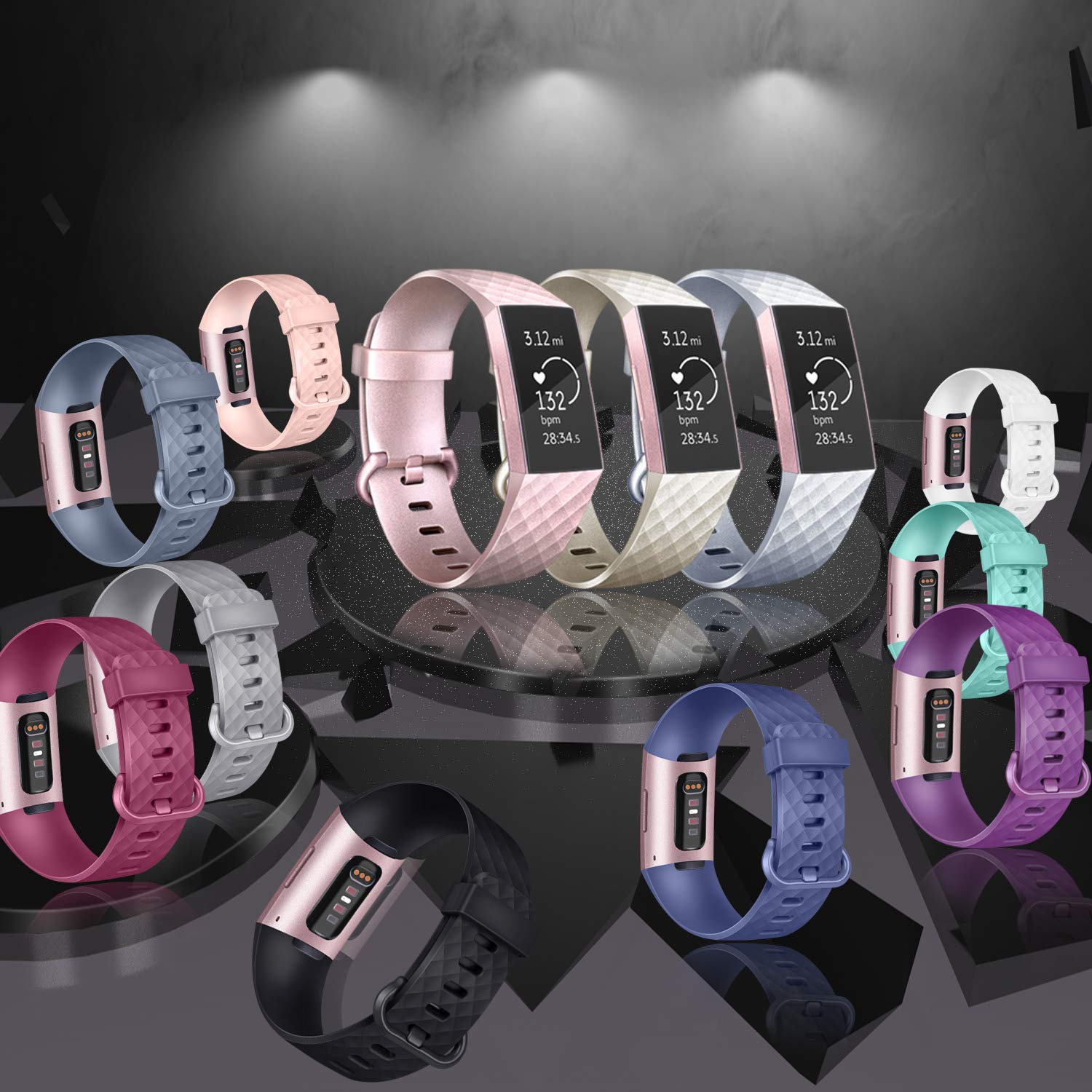 Bracelet Tebfit compatible avec les bracelets charge 4 et charge 3 de Fitbit, accessoire pour bracelets sport classiques petite annonce