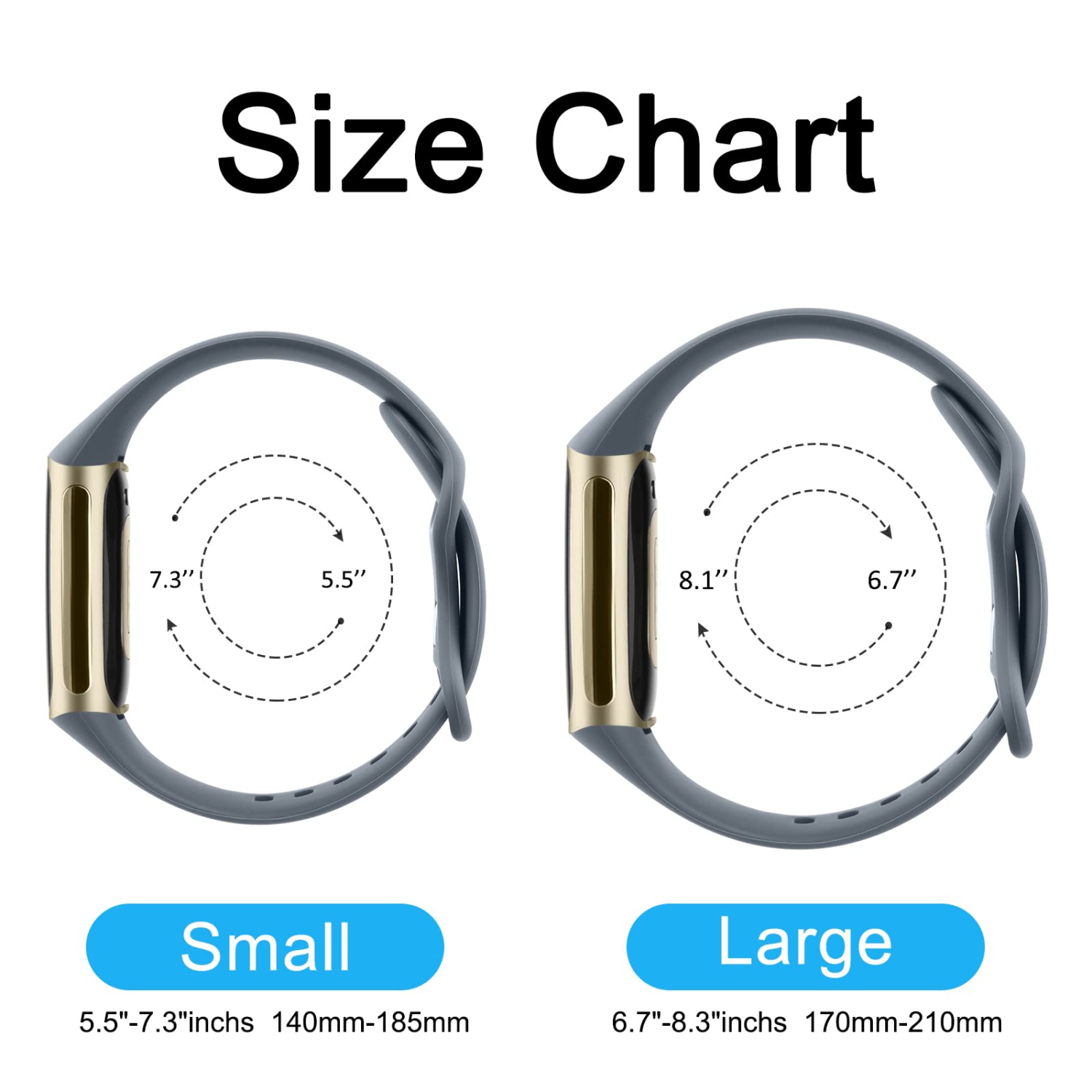 5 Pack Bands Compatible with Fitbit Charge 5 Band for Women Men, Soft Silicone Sport Strap Replacement Wristbands for Fitbit