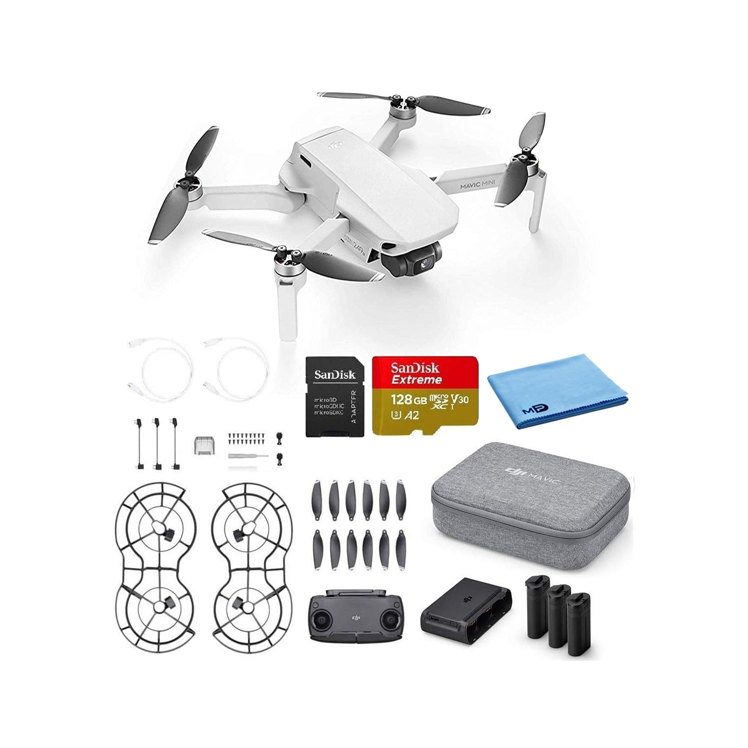 DJI Mavic Mini Fly More Combo Drone FlyCam Quadcopter Bundle with