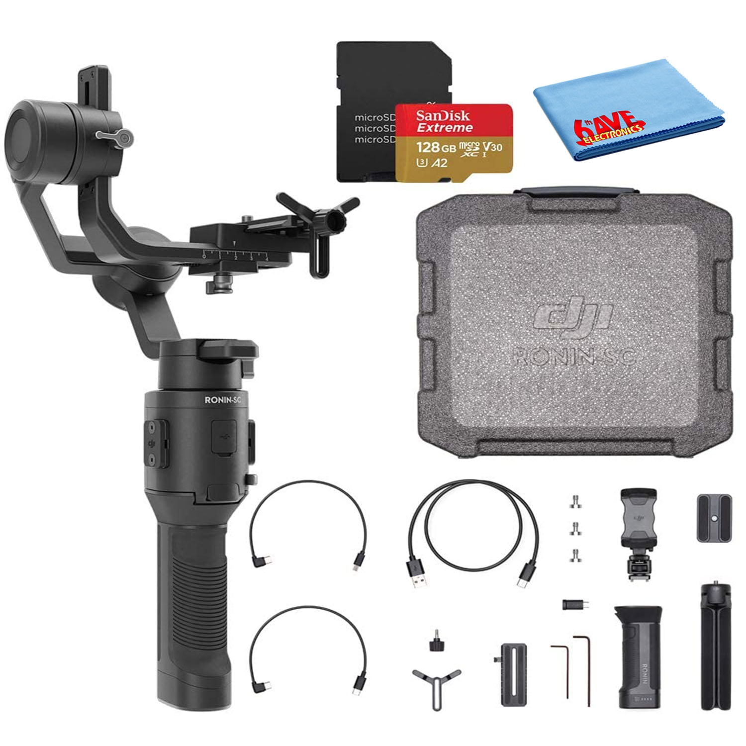 DJI Ronin-SC Compact Stabilizer 3-Axis Gimbal Handheld Stabilizer