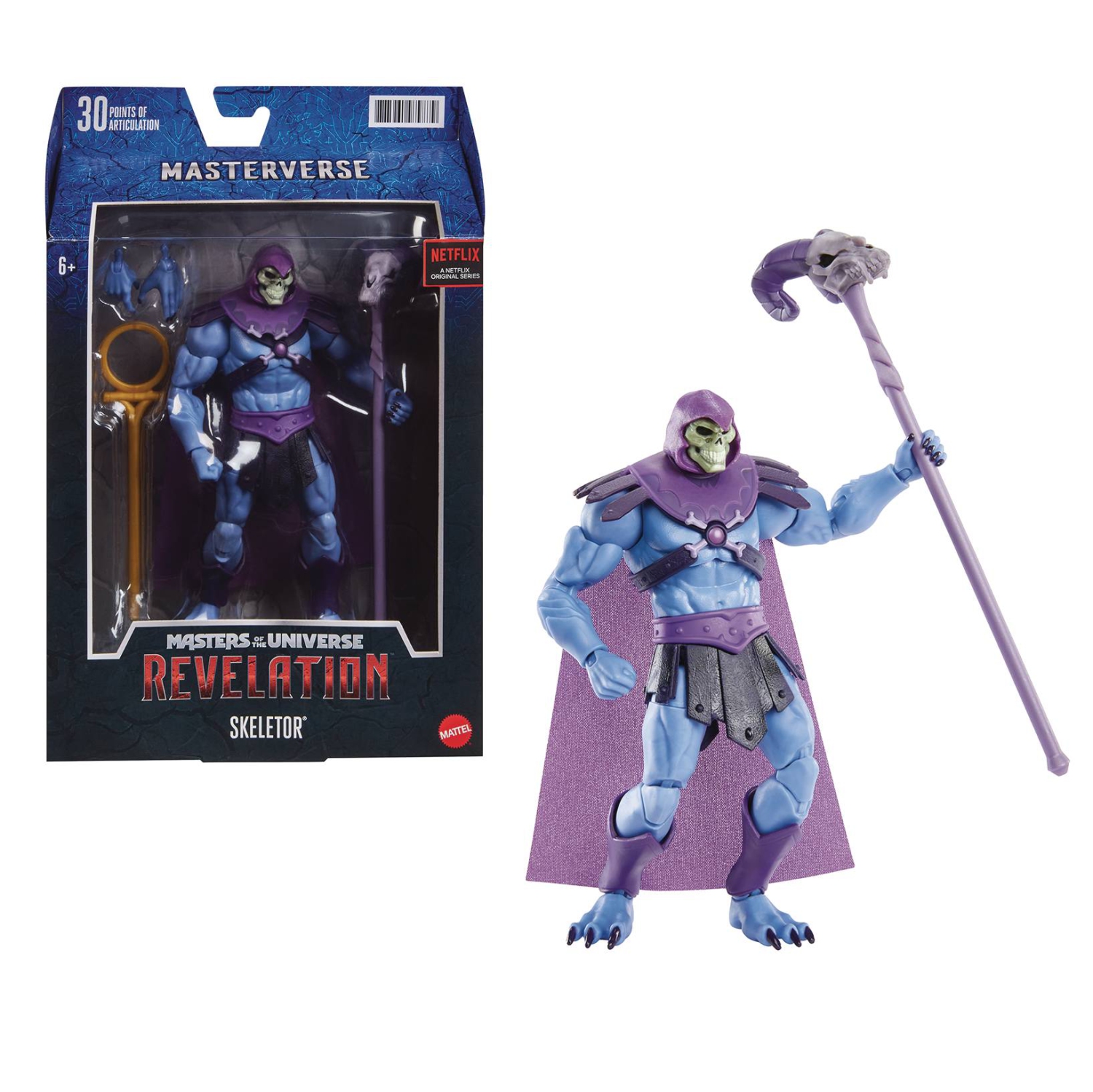 Masters Of The Universe Revelation 6 Inch Action Figure - Skeletor