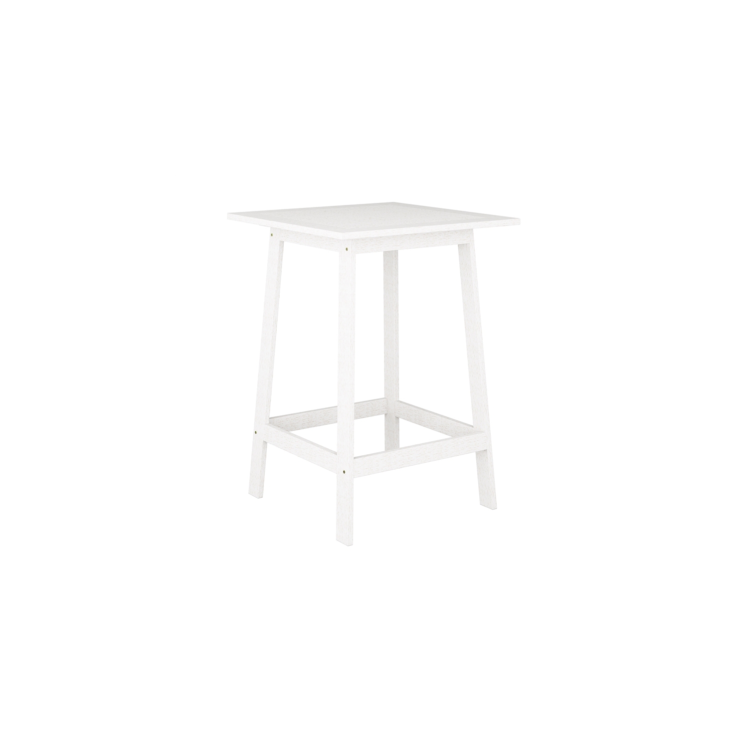 Ensemble de pub d’extérieur en bois blanc délavé Miramar de CorLiving - 5 pièces