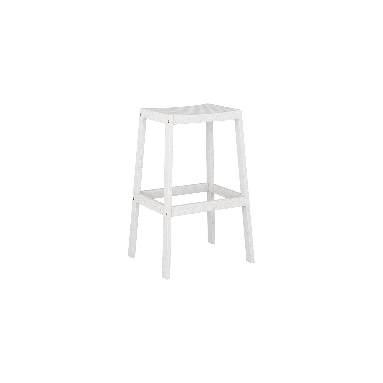 Ensemble de pub d’extérieur en bois blanc délavé Miramar de CorLiving - 5 pièces