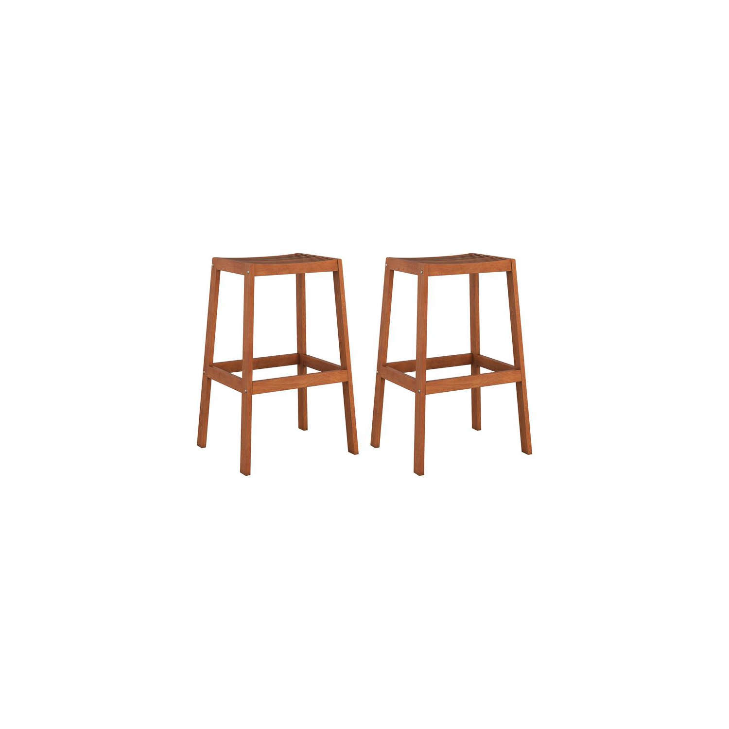 CorLiving Miramar Natural Hard Wood Outdoor Bar Stool