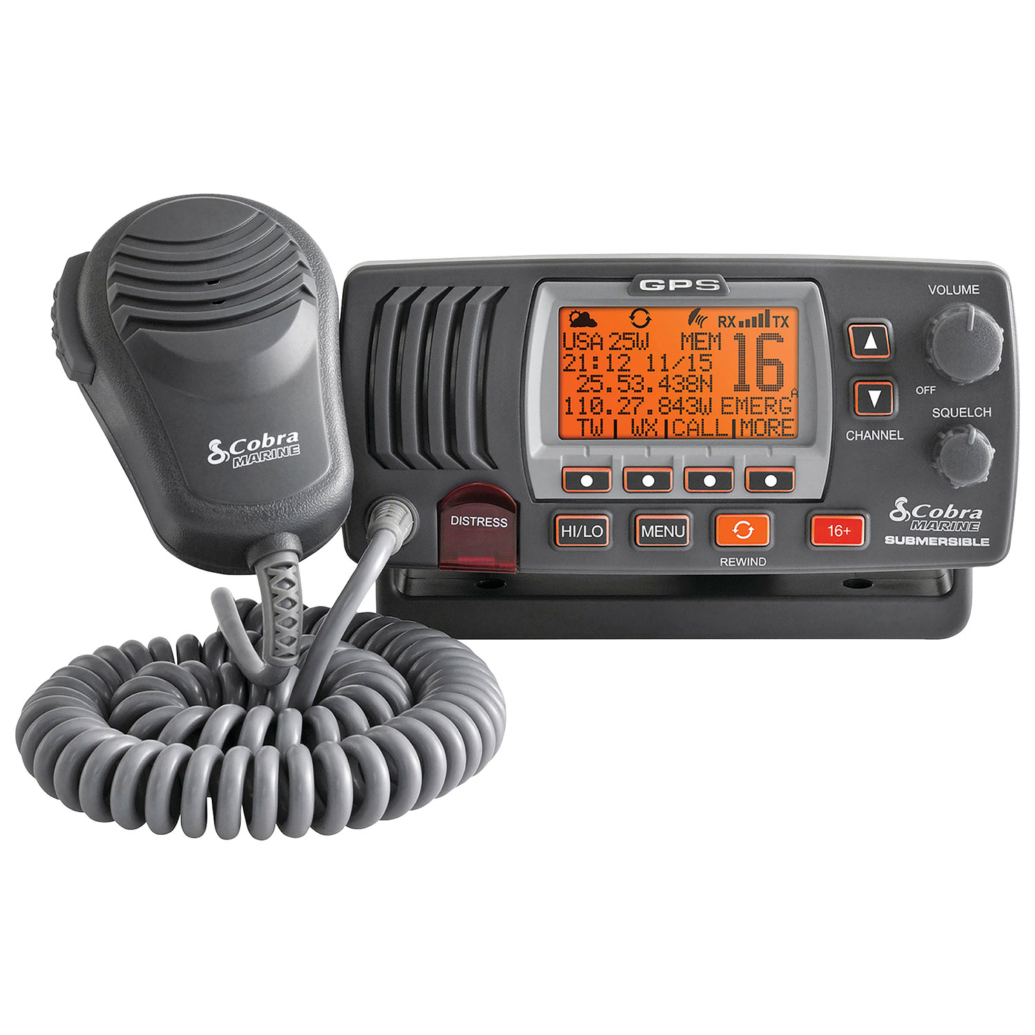 Cobra VHF Marine Radio (MRF77 GPS)