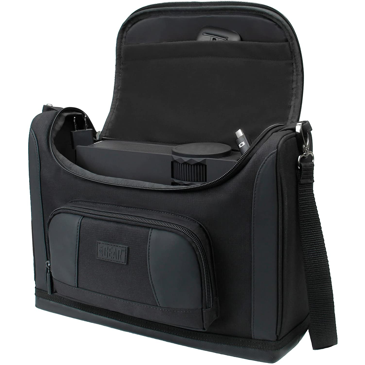 USA Gear Mini projecteur S7 Pro Portable Sac de transport avec rangement pour accessoires Compatible avec les petits projecteurs LED de Vankyo, DR.