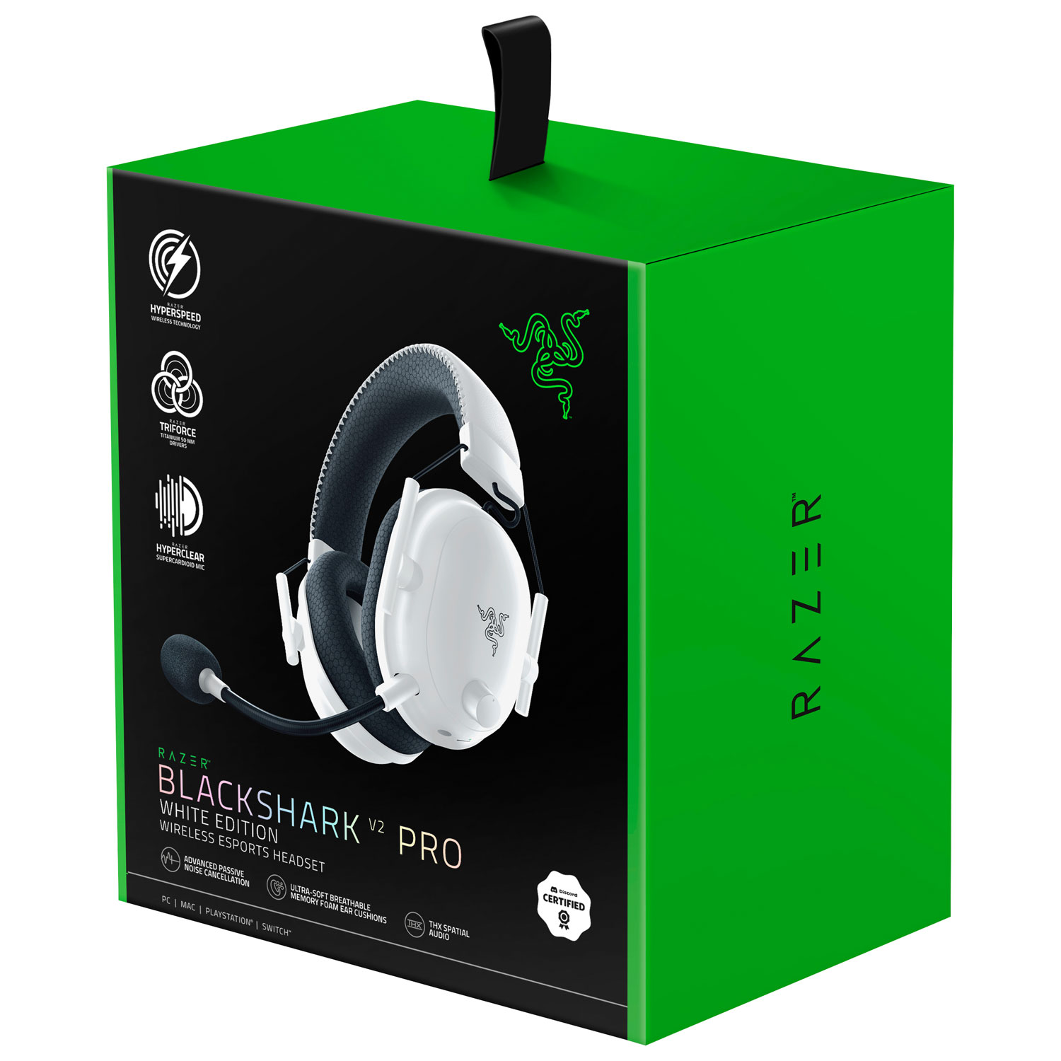 Razer Blackshark V2 Pro Wireless Gaming Headset - White | Best