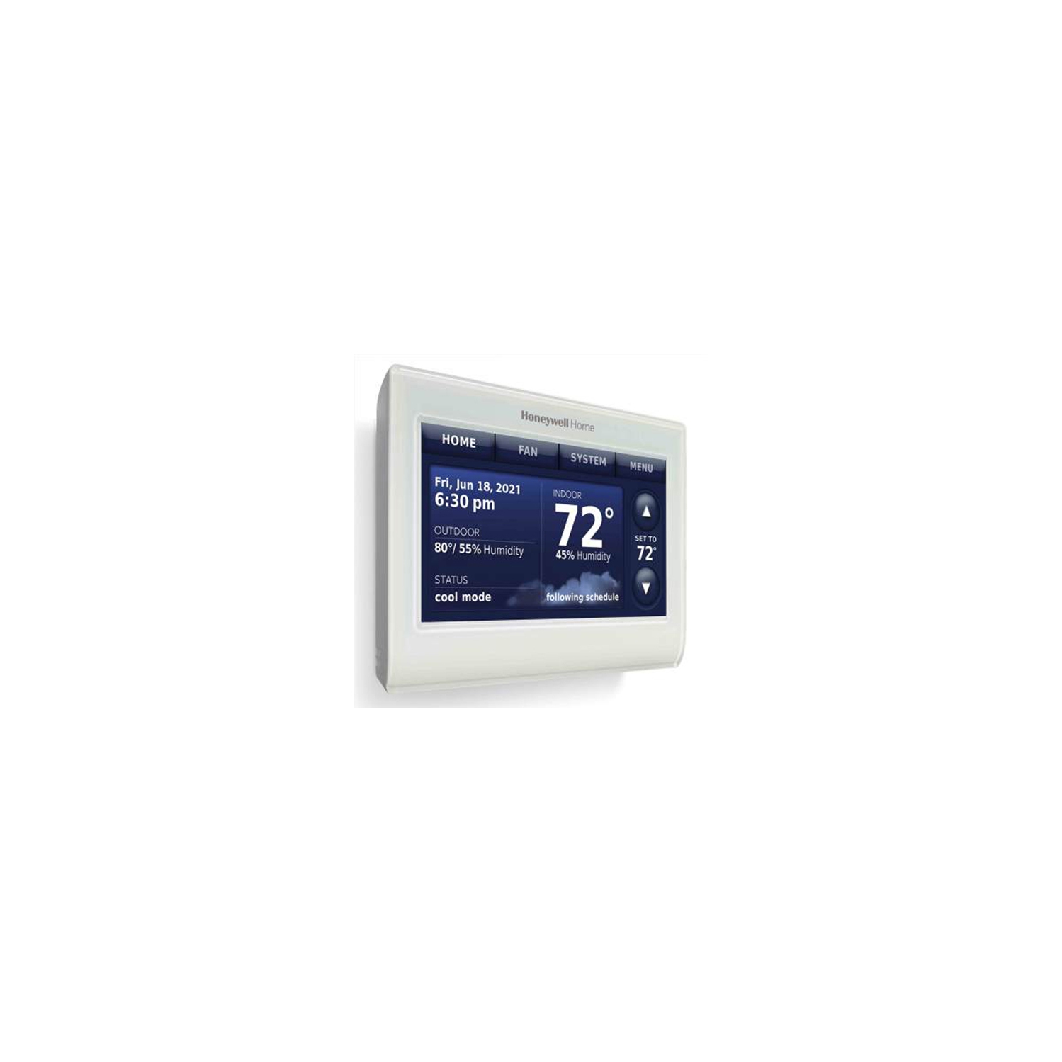 Thermostat à écran tactile couleur THX9421R5021WW Redlink Prestige IAQ de Honeywell avec trousse de nettoyage