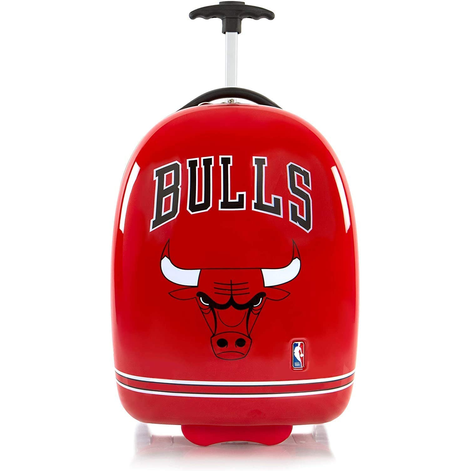 Valise rigide à roulettes Bulls de Chicago de NBA Basketball pour garçon - valise de 18 po