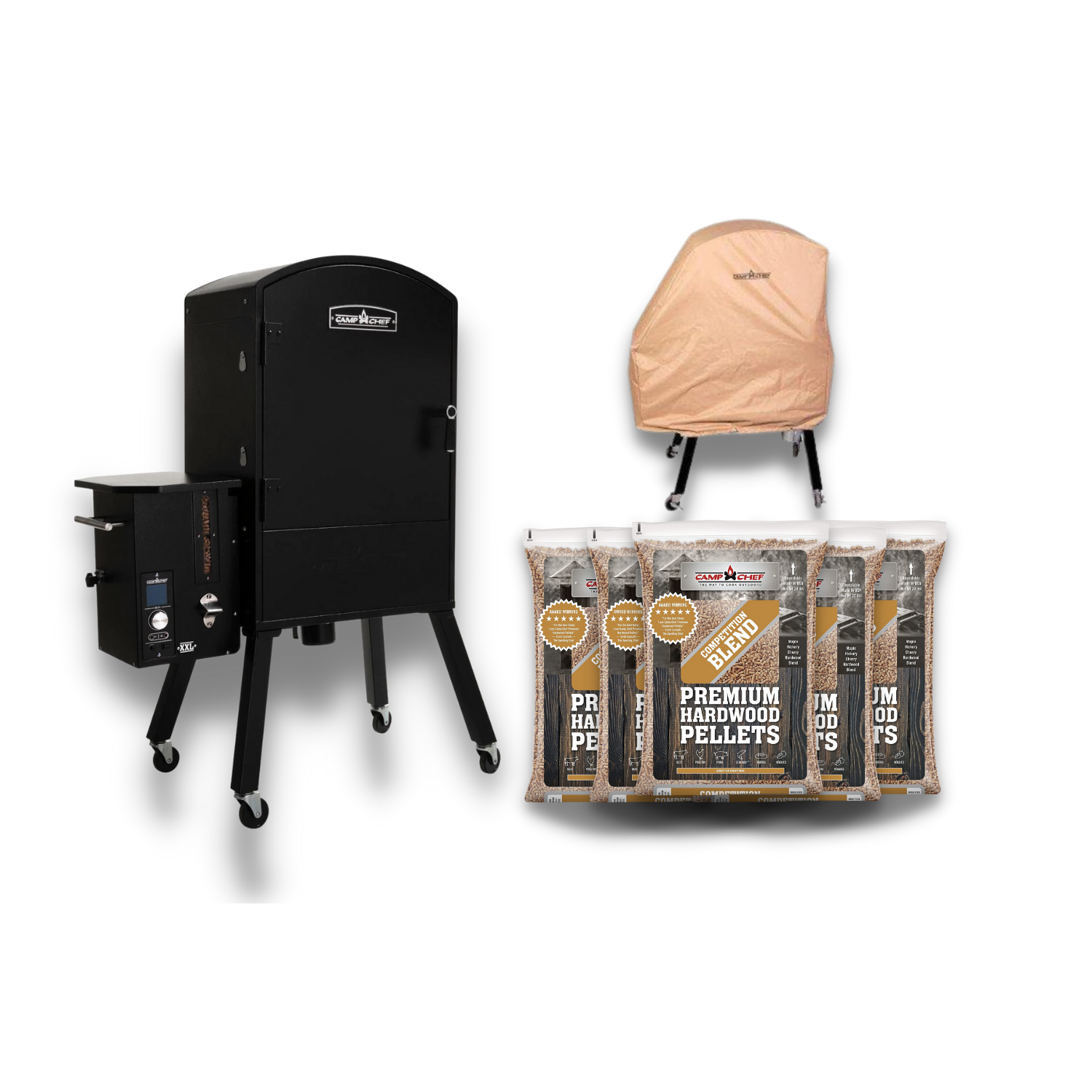 Ultimate Smoker Bundle Camp Chef PGVXXLC WIFI VERTICAL SMOKER and MORE PGVXXLC PCPGXXL PLCB X5