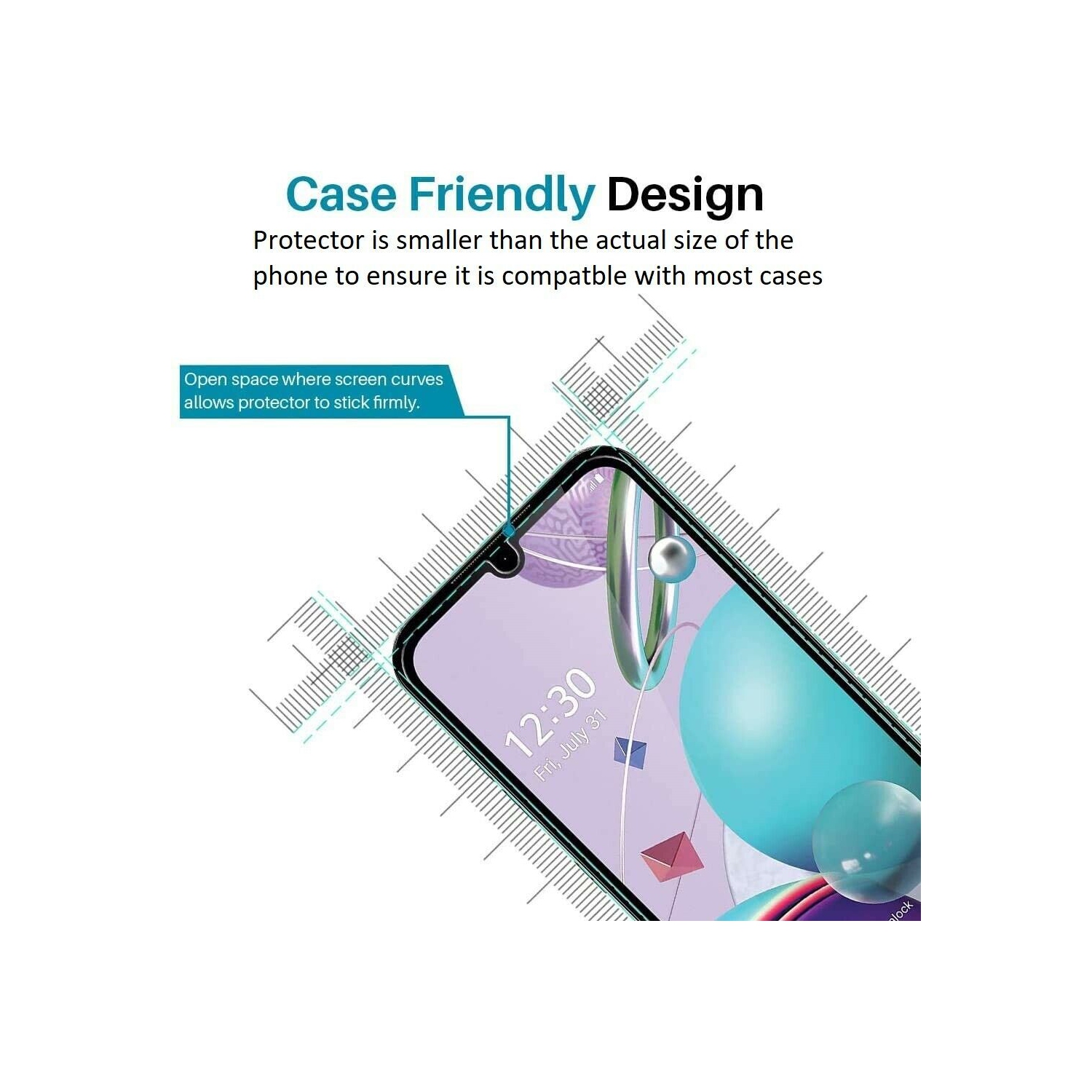 KeeGuard Tempered Glass Screen Protector for Motorola Edge