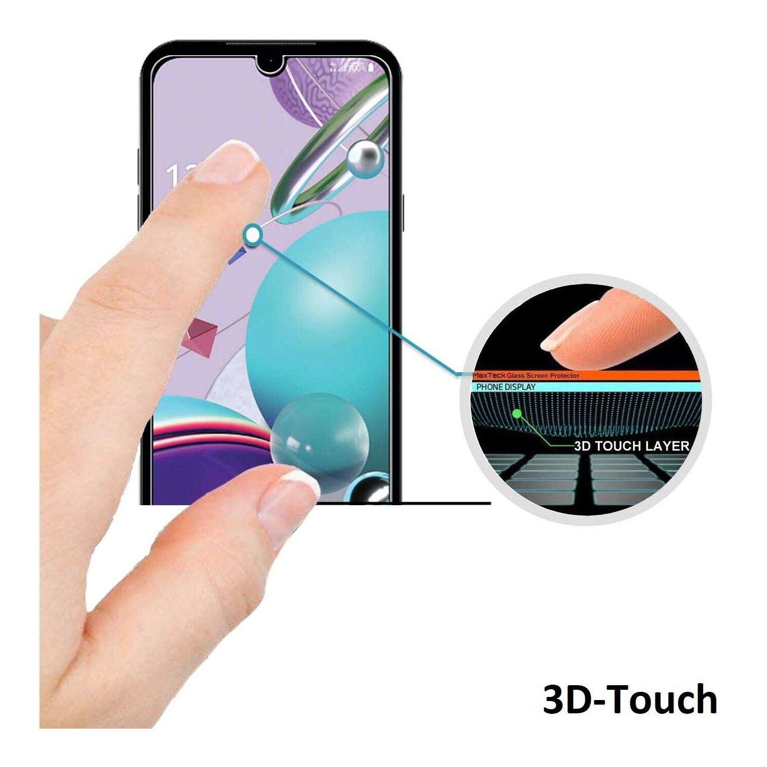 KeeGuard Tempered Glass Screen Protector for Motorola Edge