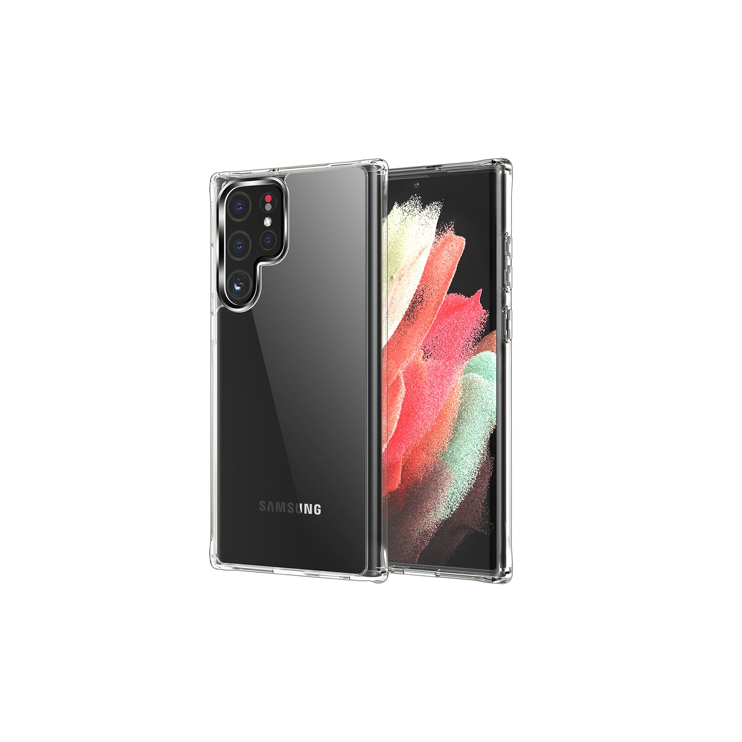 PANDACO – Étui transparent pour Galaxy S22+ de Samsung