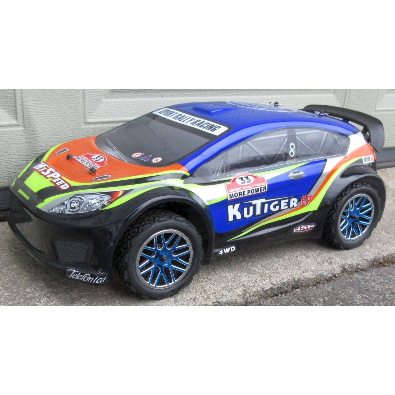 RC Sport Rally Car 1/10 Scale 4WD 17793 FREE SHIPPING