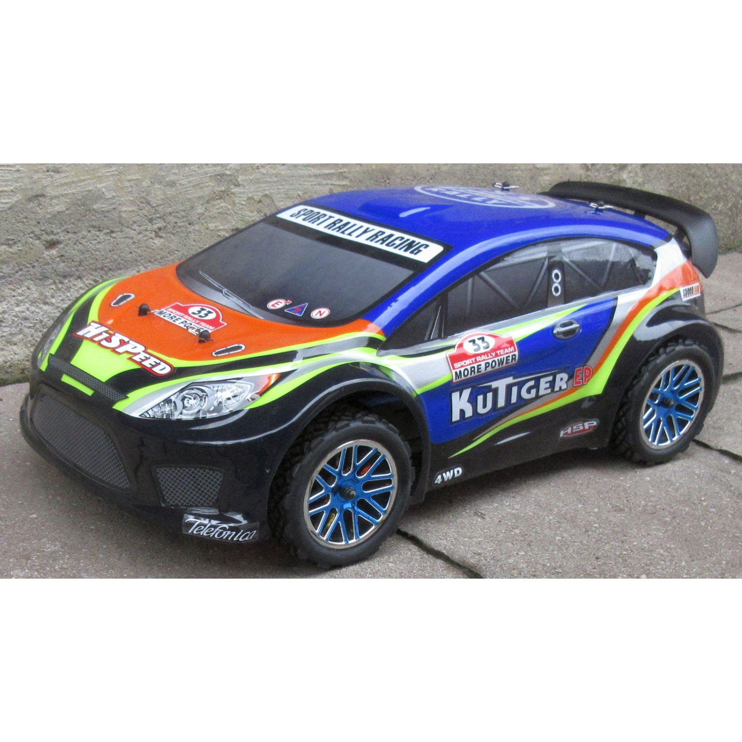 RC Sport Rally Car 1/10 Scale 4WD 17793 FREE SHIPPING