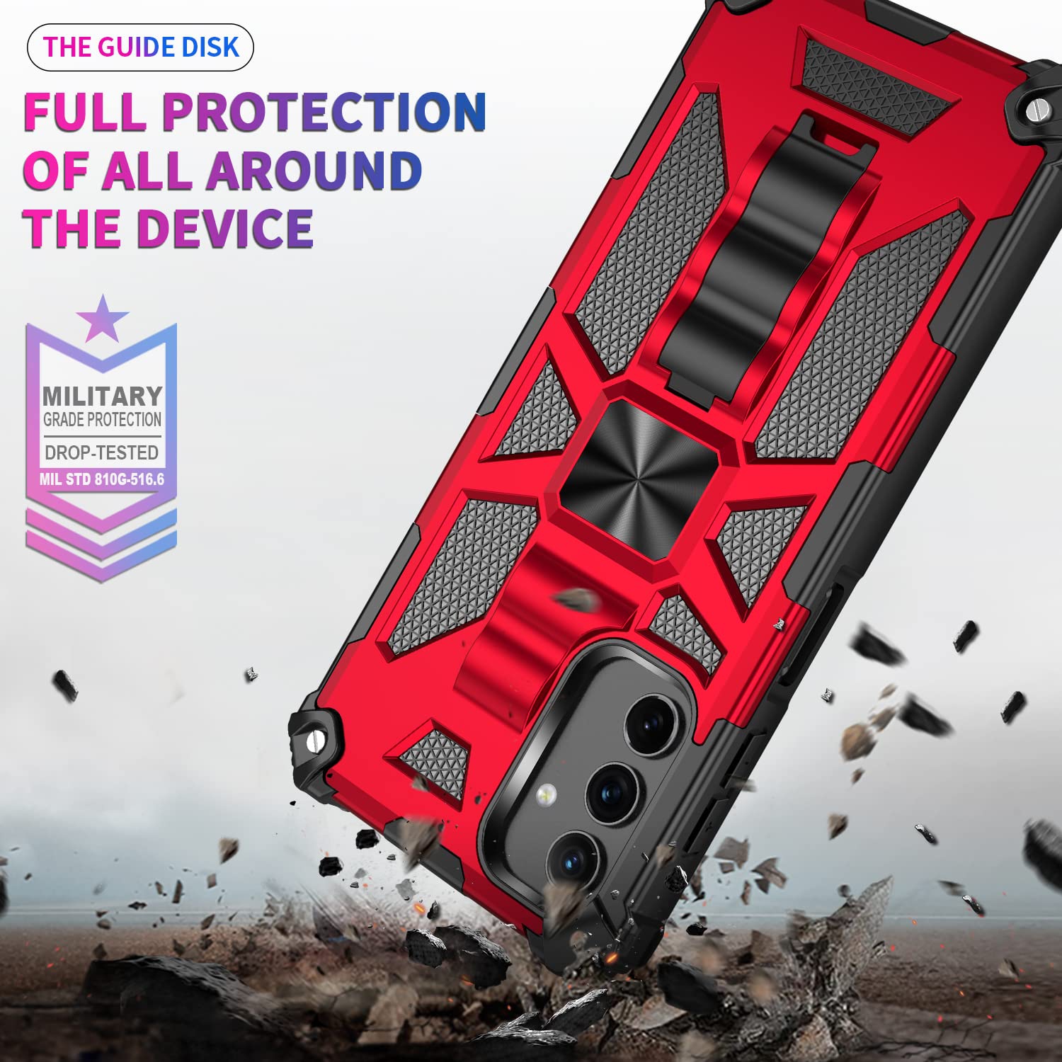 for Samsung Galaxy A13 5G Case with Screen Protector Samsung A13 5G Phone case Heavy Duty Dual Layer Silicone TPU Hard Shell