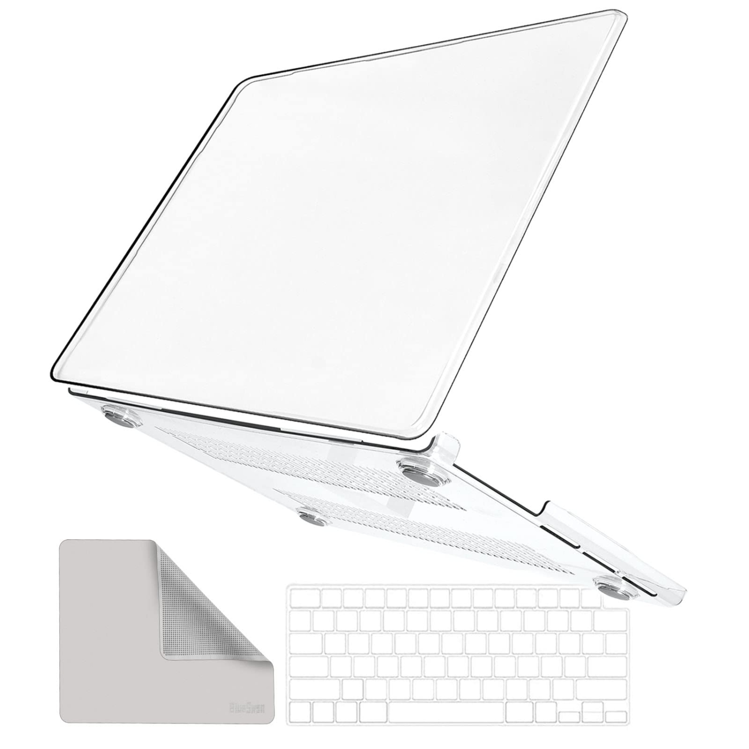 BlueSwan New Updated Compatible with MacBook Pro 16 inch Case 2021 2022 Model A2485 M1 Pro/Max Clip, Full Protection Plastic