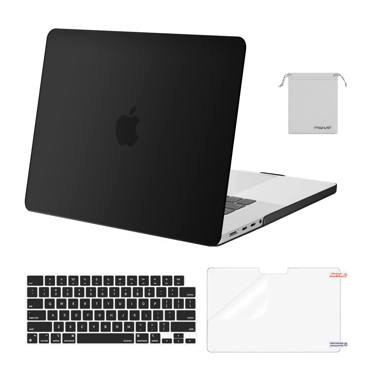 MOSISO Compatible with MacBook Pro 16 inch Case 2021 2022 Release A2485 M1 Pro/Max with Liquid Retina XDR Display Touch ID,