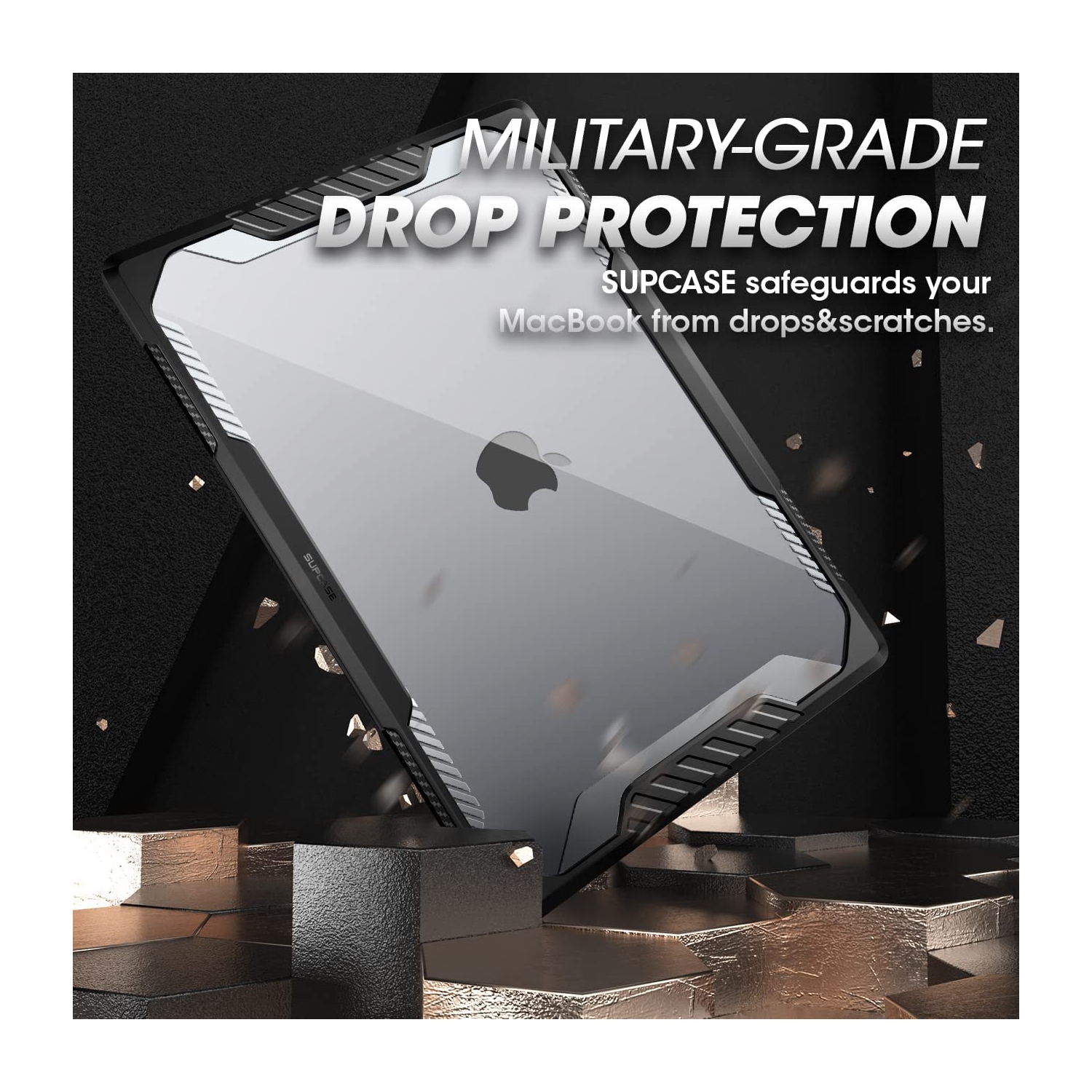 SUPCASE Unicorn Beetle Series Case for MacBook Pro 16 Inch A2485 M1 Pro / M1 Max, Slim Rugged TPU Bumper Prot