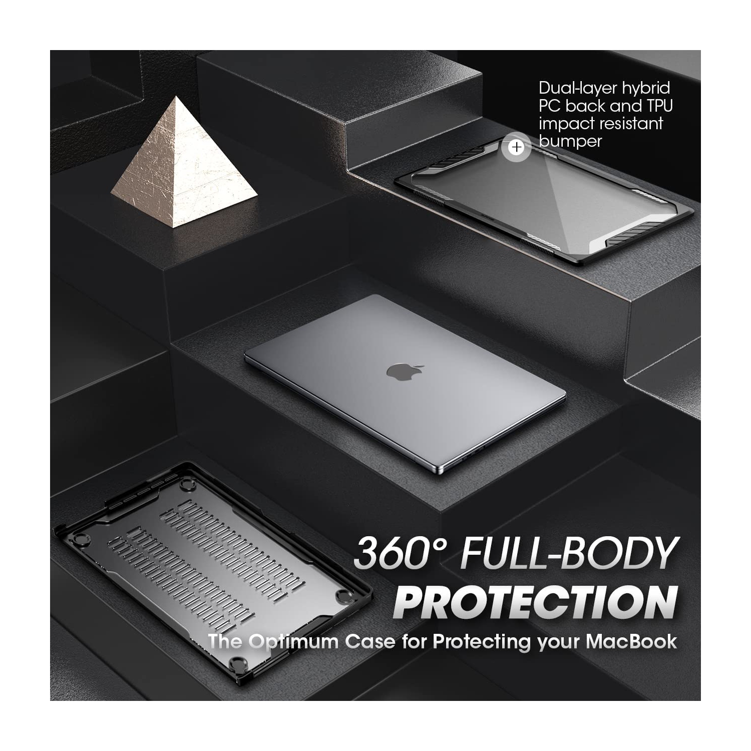 SUPCASE Unicorn Beetle Series Case for MacBook Pro 16 Inch A2485 M1 Pro / M1 Max, Slim Rugged TPU Bumper Prot