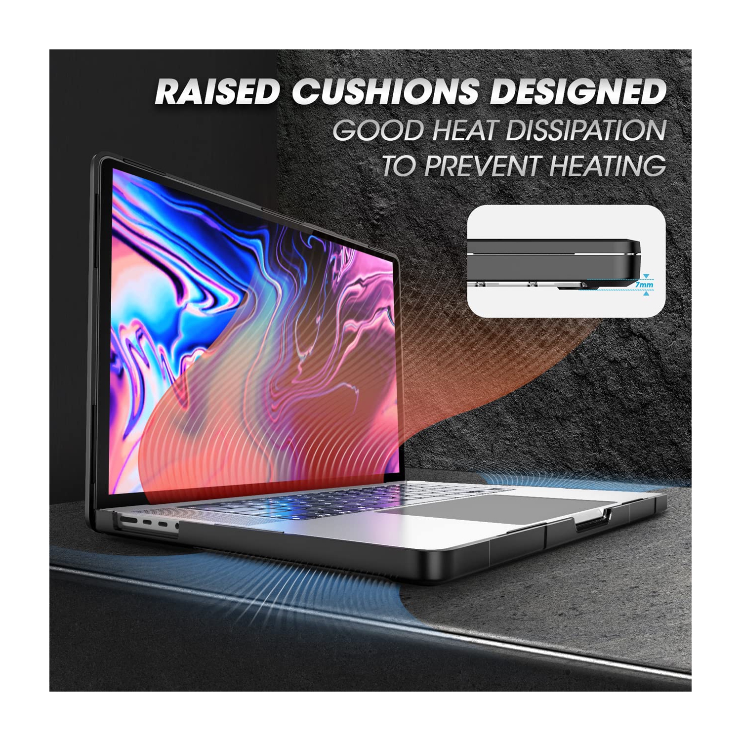 SUPCASE Unicorn Beetle Series Case for MacBook Pro 16 Inch A2485 M1 Pro / M1 Max, Slim Rugged TPU Bumper Prot