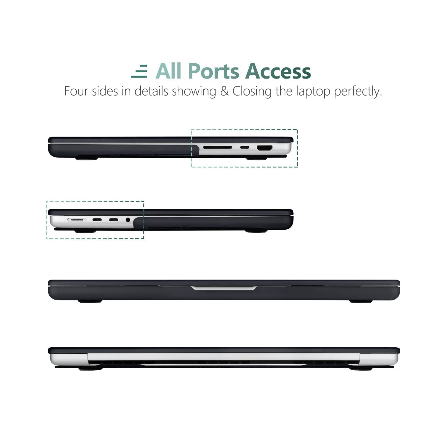 MacBook Pro 16 inch Case 2022 2021 Release Model: A2485 M1 Pro/Max, Plastic Hard Shell Case with Keyboard Cover & Screen Protector for MacBook Pro 16