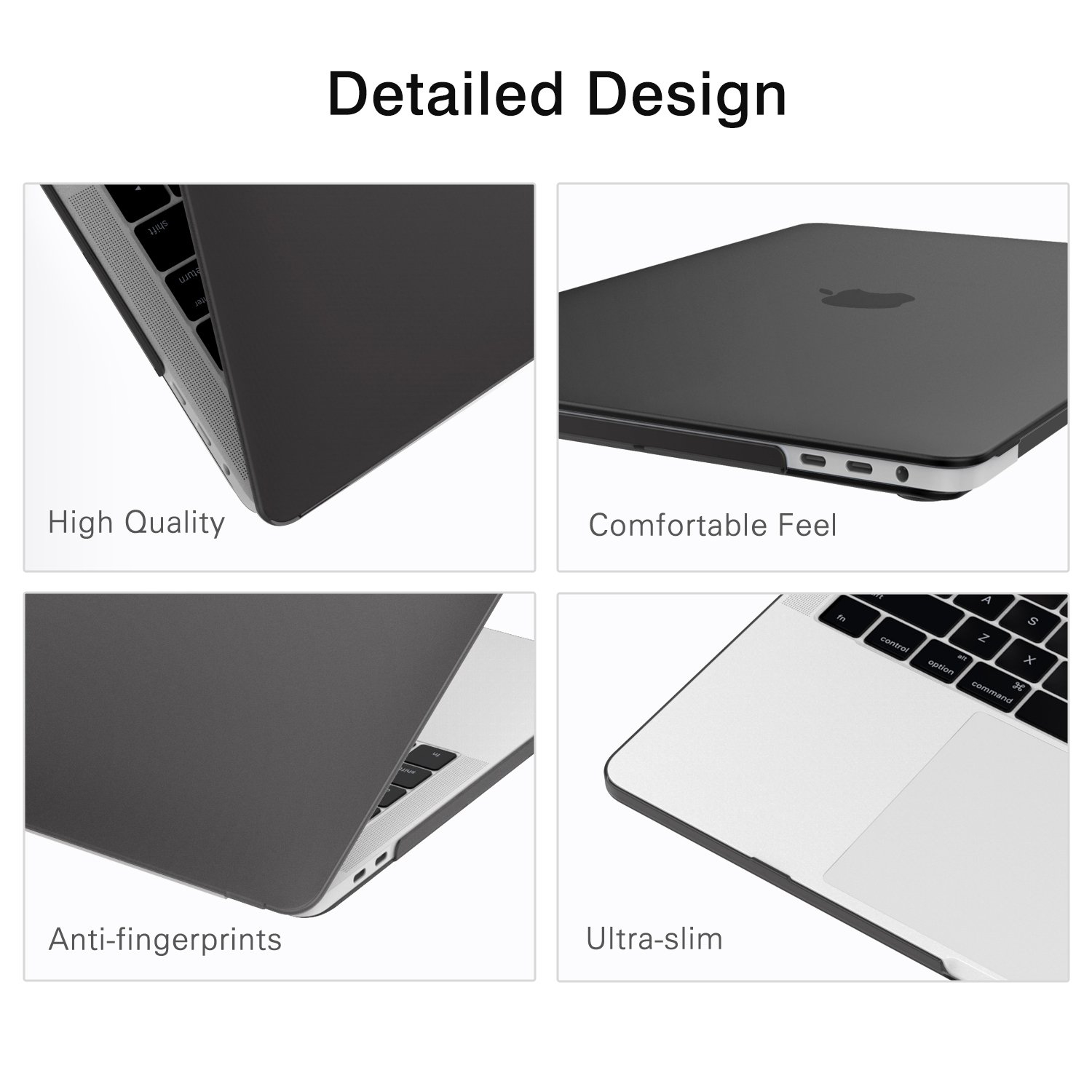 MoKo Case Fit MacBook Pro 13 2016-2020 M1 Chip Released A2289/A2251/A1989/A1706/A1708, Hard Shell Case Slim PC Protective Co