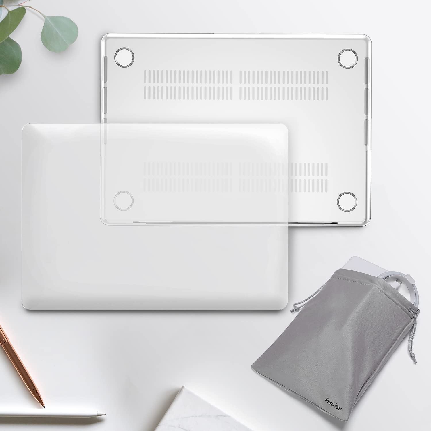 Étui ProCase pour MacBook Pro de 14 po, modèle A2442 2021 avec puce M1 Pro/Max, étui rigide et étui-clavier pour 14