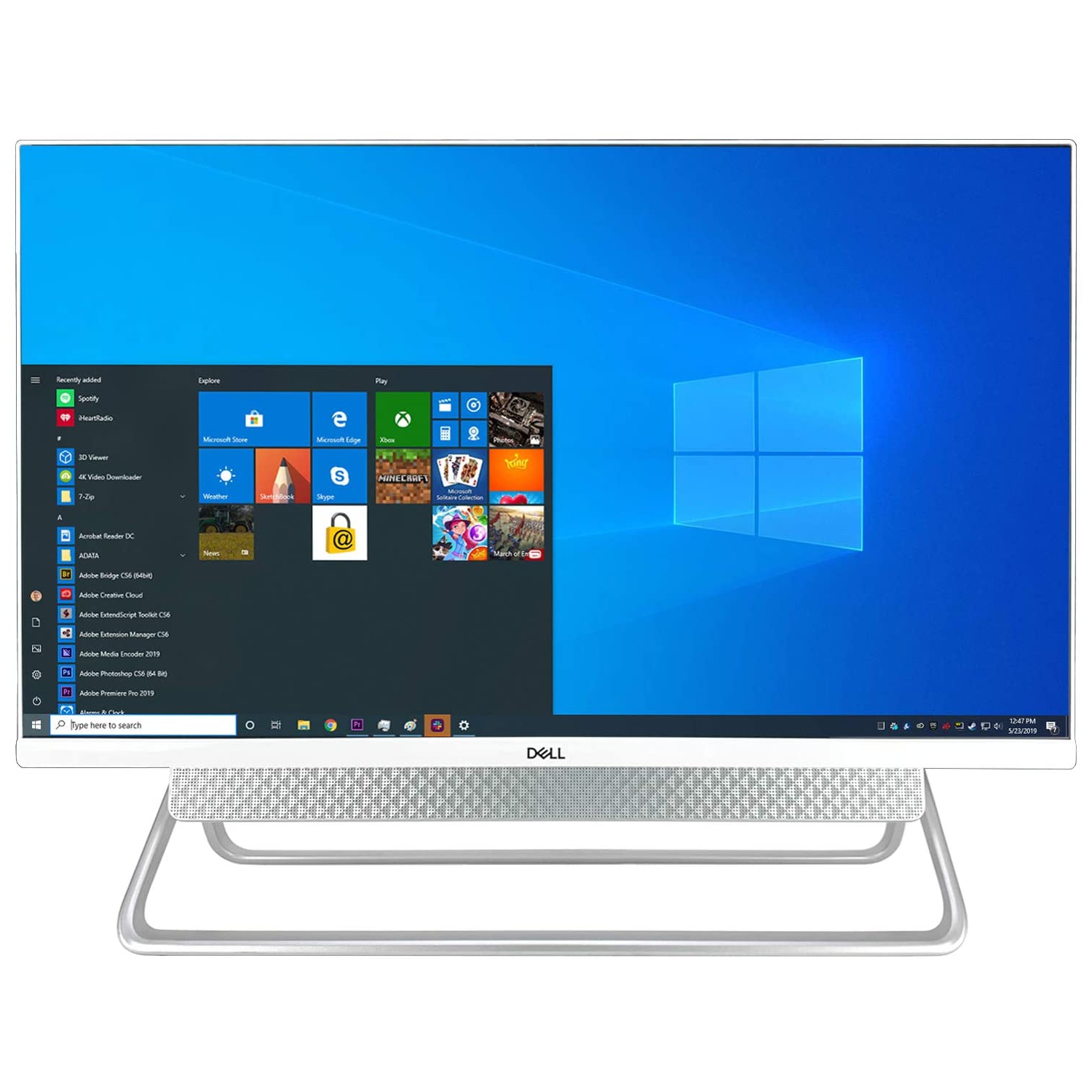 Refurbished (Excellent) - Dell Inspiron 7700 AIO 27"FHD TOUCH i7-1165G7 32 1TB SSD MX330 i7700-7297SLV-PUS Certified Refurbished