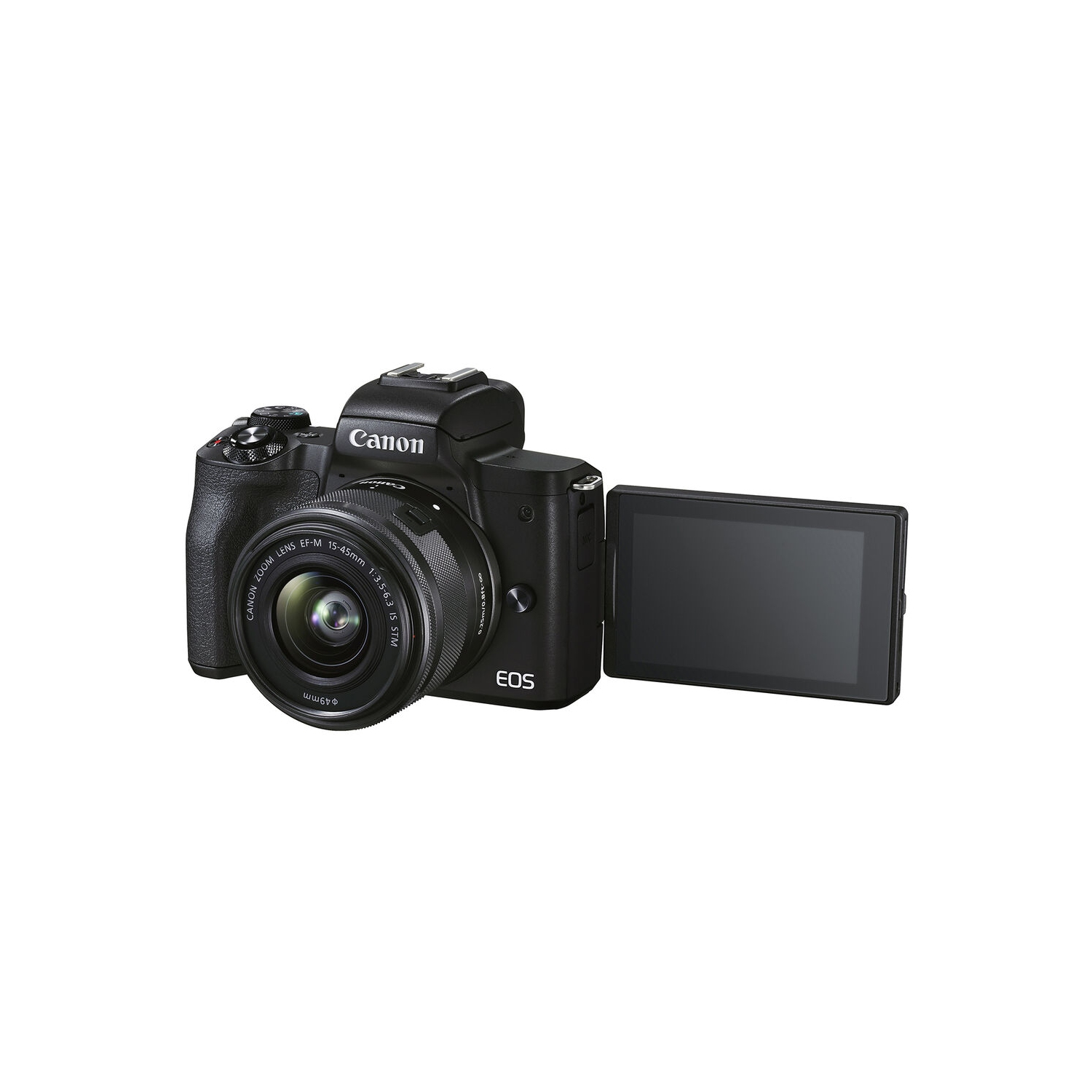 Canon EOS M50 Mark II Mirrorless Camera w 15-45mm Lens Bundle