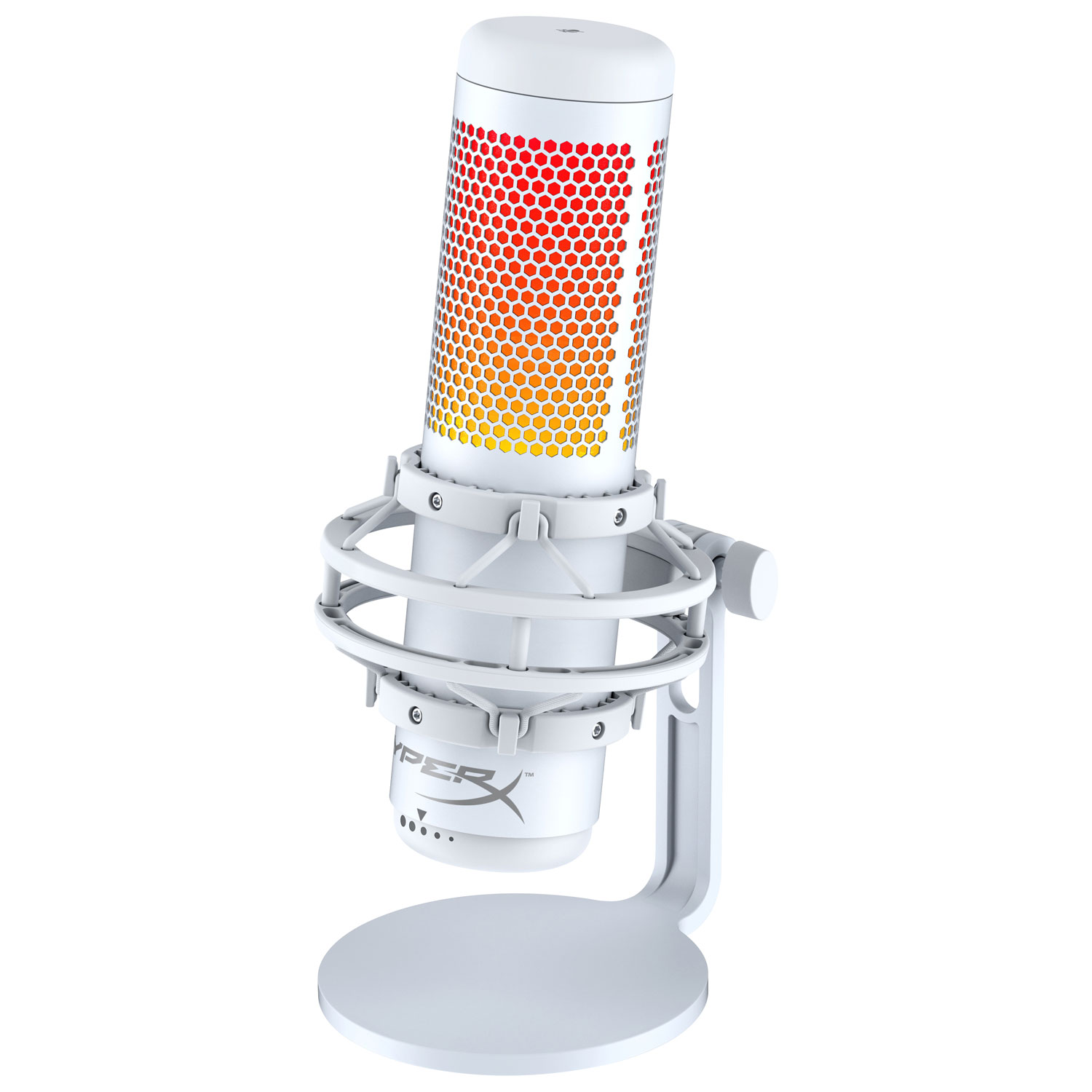 HyperX QuadCast S USB Condenser Microphone - White | Best Buy Canada