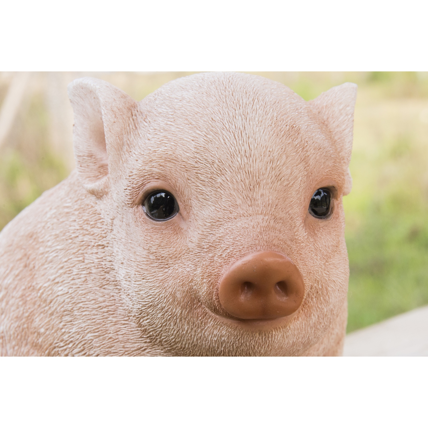 Hi-Line Gift Ltd Chubby Piglet Sitting - Pink