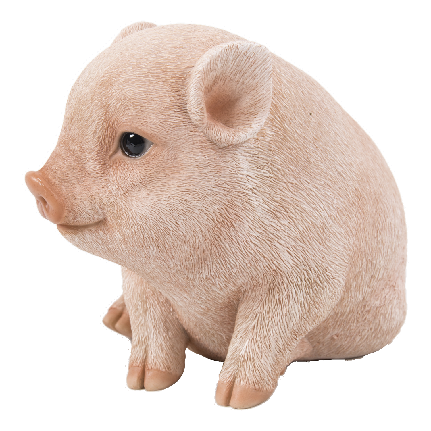 Hi-Line Gift Ltd Chubby Piglet Sitting - Pink