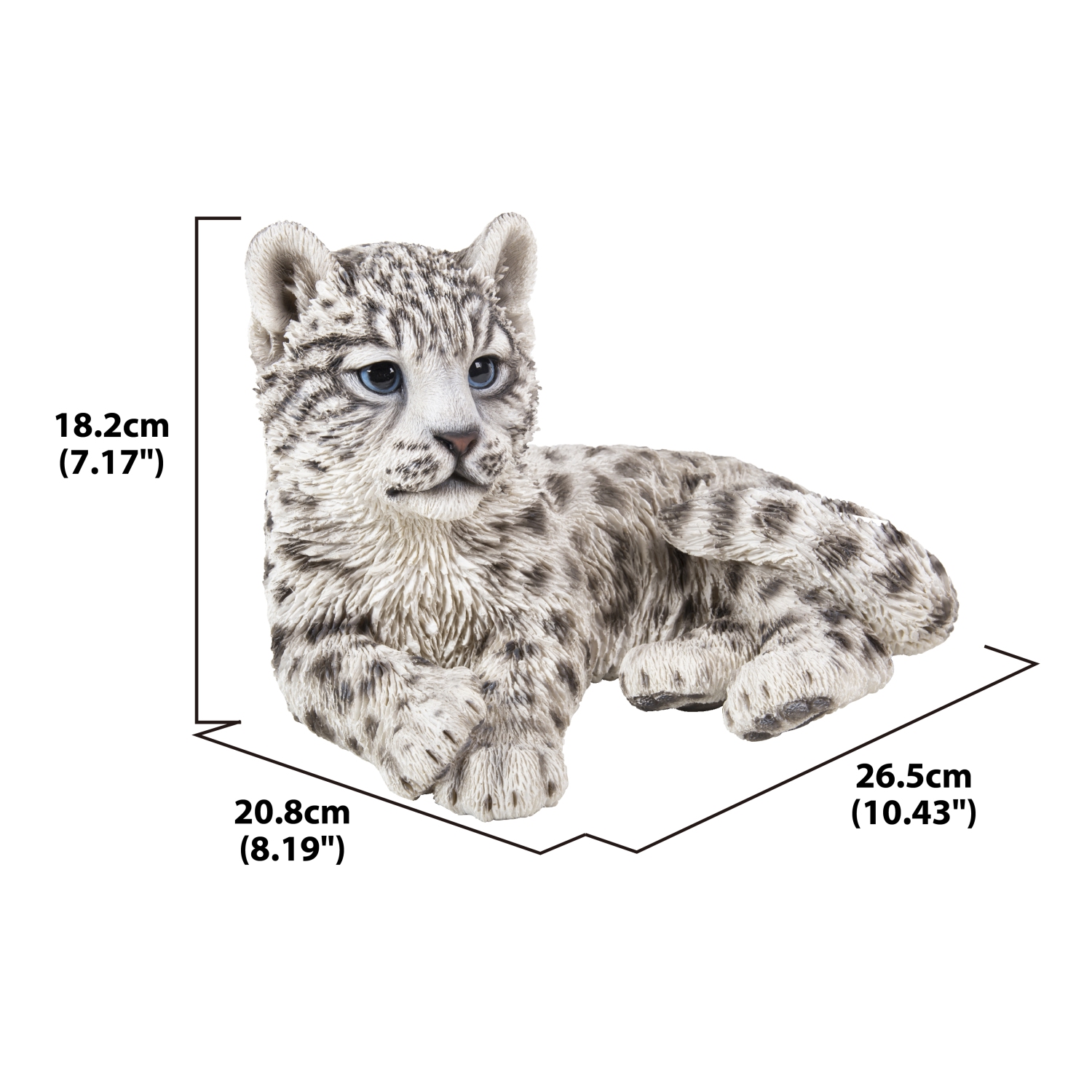 Hi-Line Gift Ltd Snow Leopard Cub